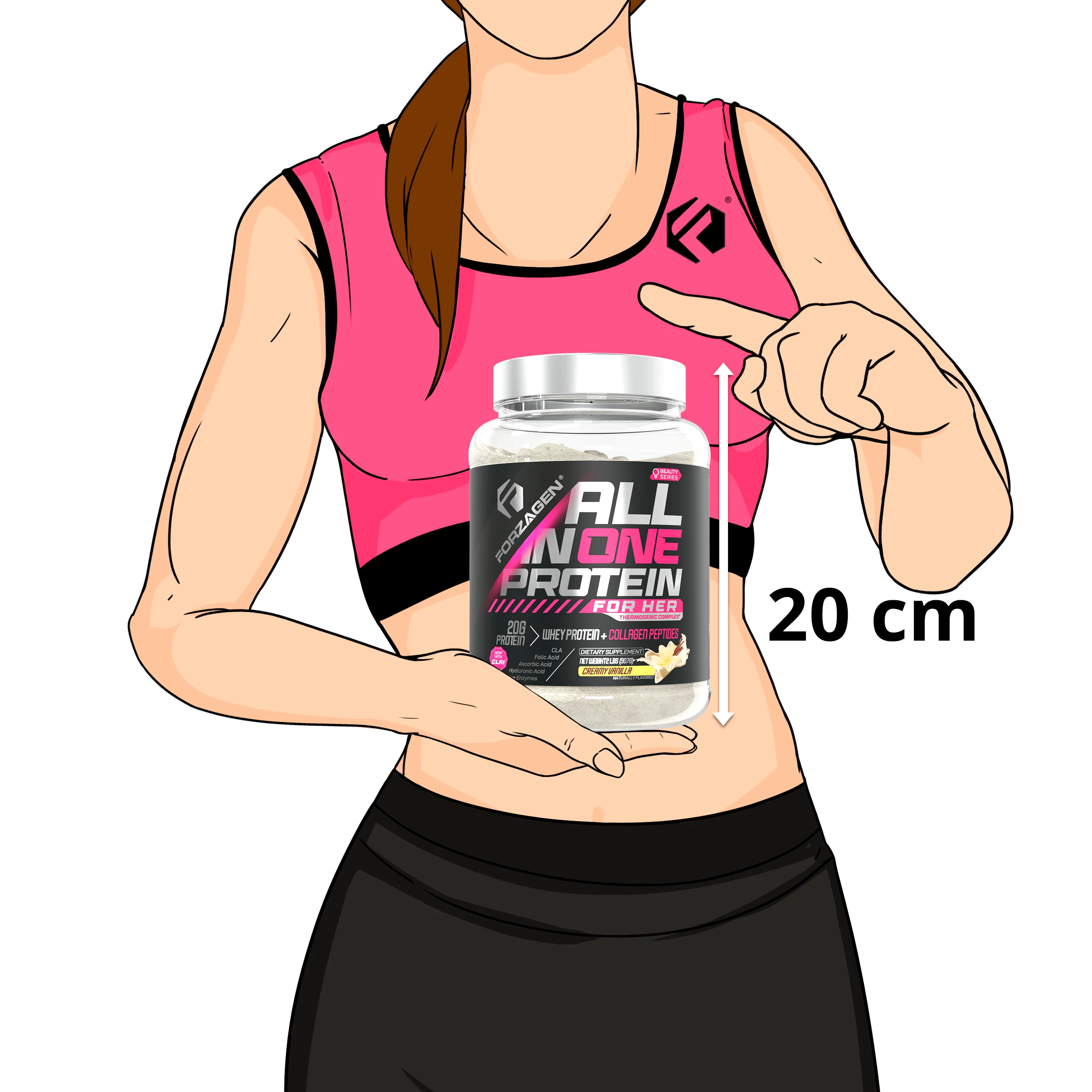Protein Powder For Women - All in One for Her 2 Flavors Available - Image 20