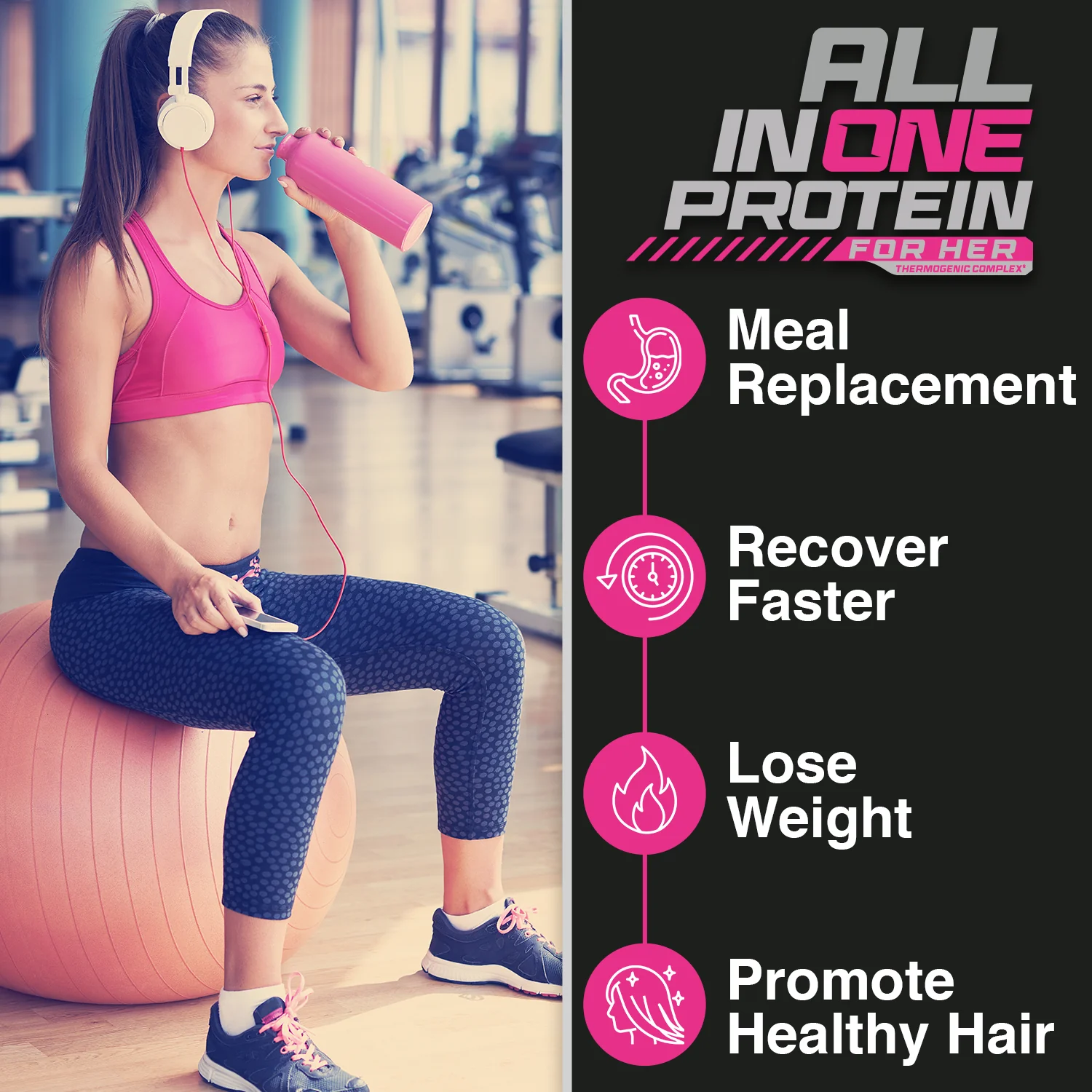 Protein Powder For Women - All in One for Her 2 Flavors Available - Image 25