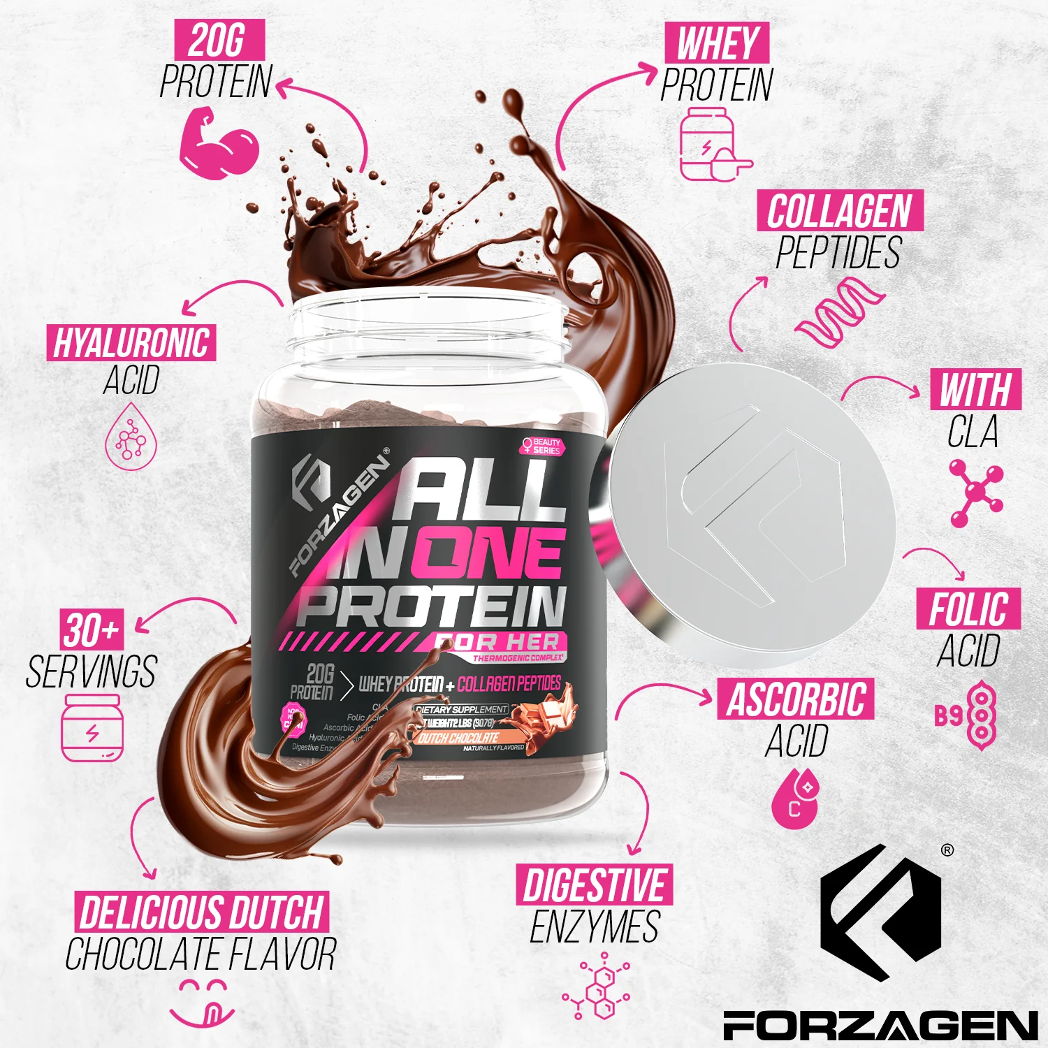 Protein Powder For Women - All in One for Her 2 Flavors Available - Image 7
