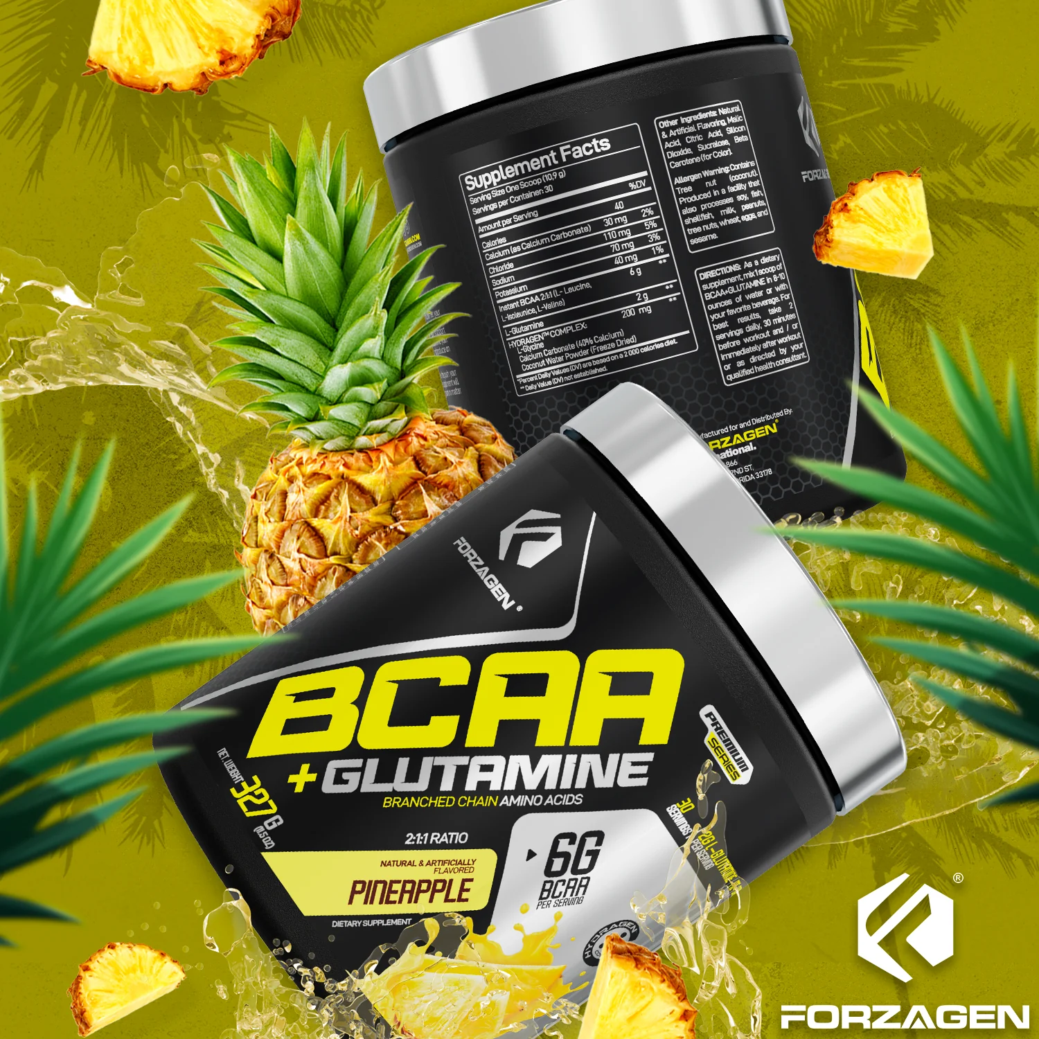 BCAA'S + Glutamine with Hydragen Complex - Recover - Build - Hydration - Image 14