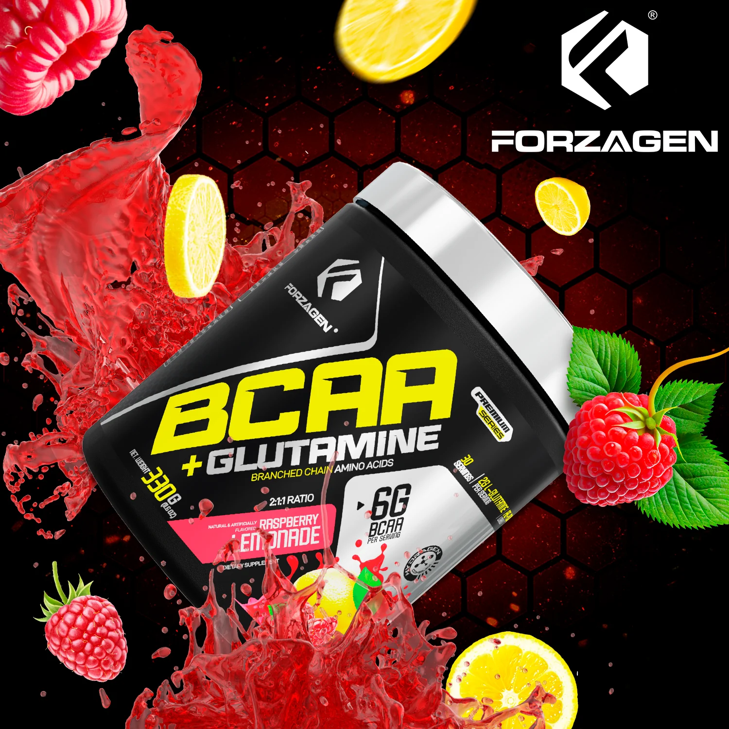 BCAA'S + Glutamine with Hydragen Complex - Recover - Build - Hydration - Image 23