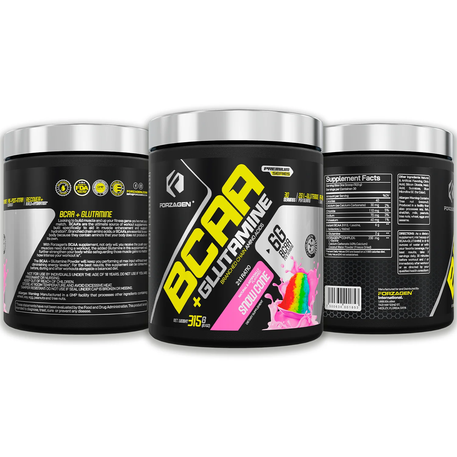 BCAA'S + Glutamine with Hydragen Complex - Recover - Build - Hydration - Image 30