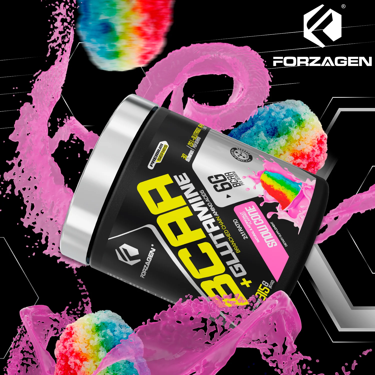 BCAA'S + Glutamine with Hydragen Complex - Recover - Build - Hydration - Image 34