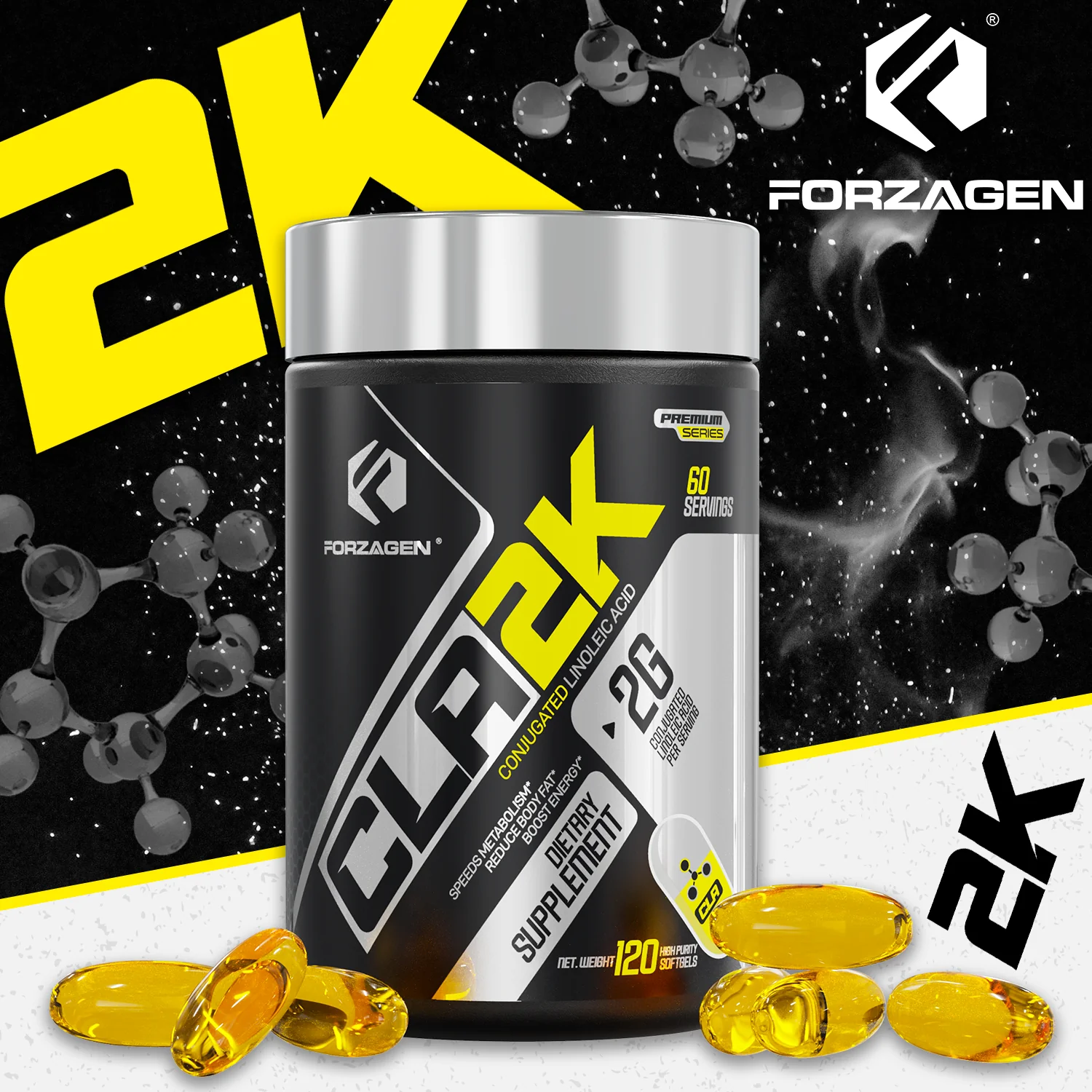 CLA 2K Softgel Weight Loss 120 Capsules - Image 9