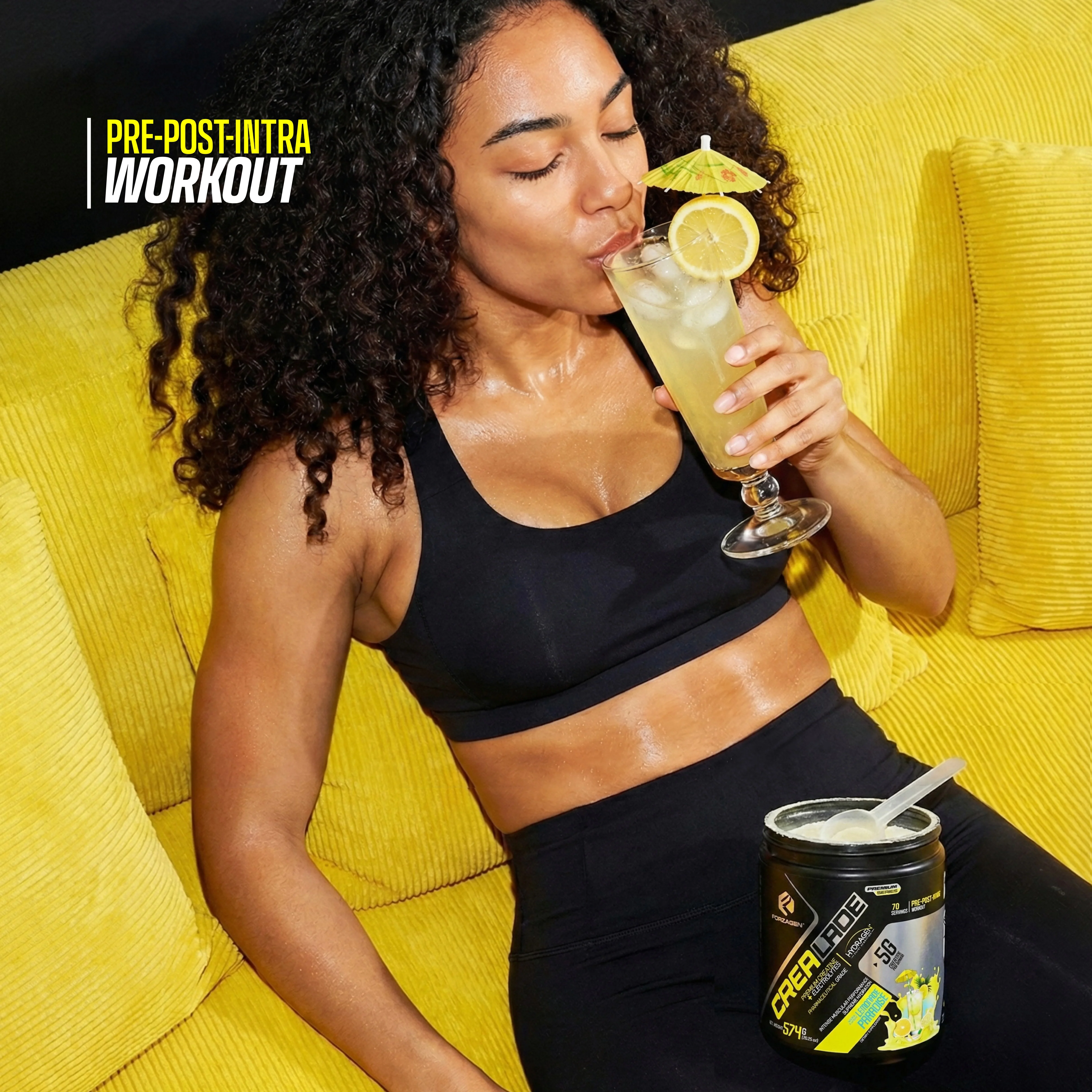 Crealade Premium Creatine + Electrolytes 70 Servings - Image 5
