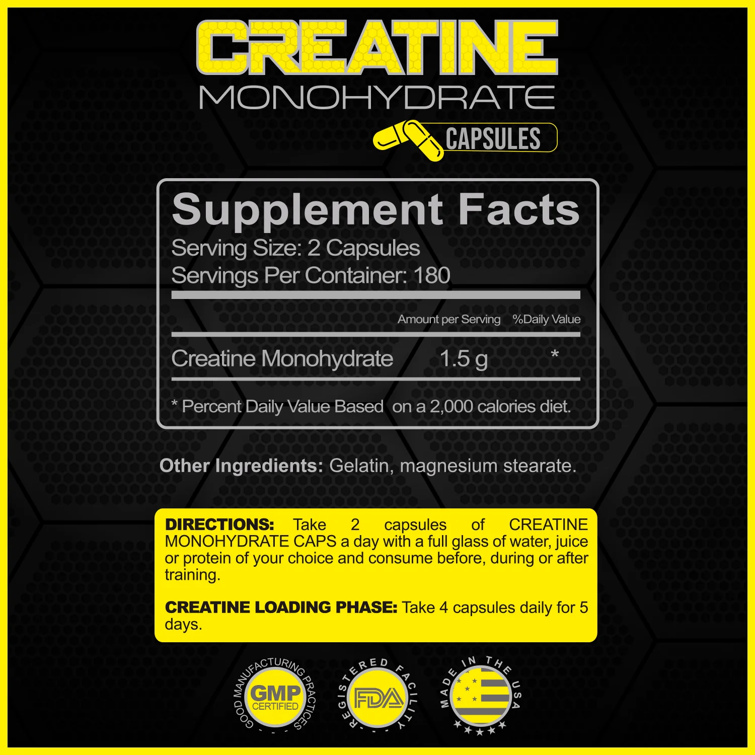 Forzagen Creatine Monohydrate Capsules 360 Capsules, Muscle Gaining Support, Strength Improve - Image 3