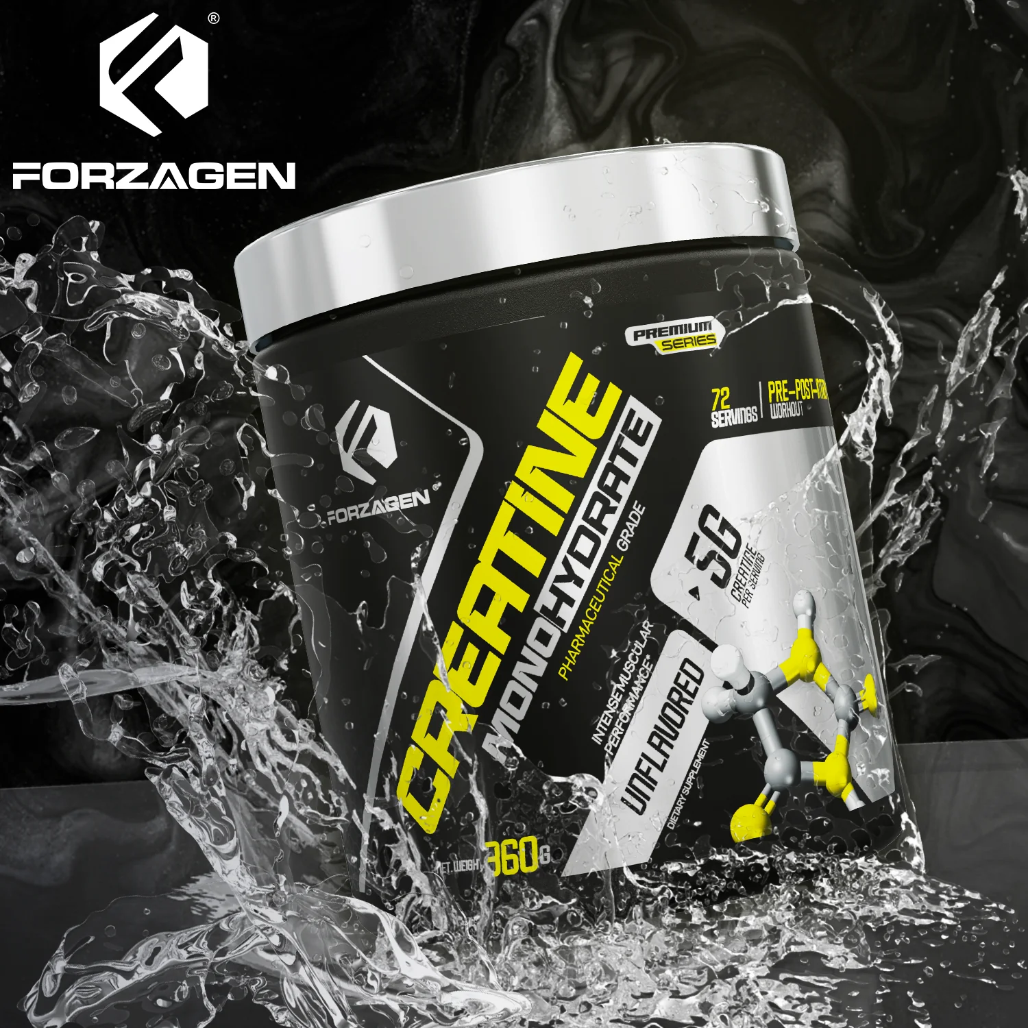 Creatine Monohydrate Powder Unflavored - 72 Servings - Image 10
