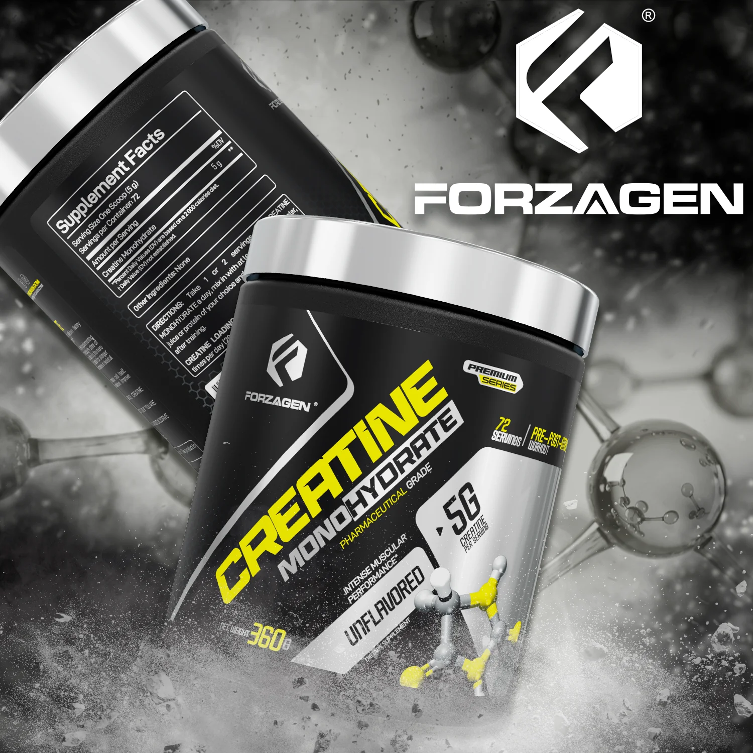 Creatine Monohydrate Powder Unflavored - 72 Servings - Image 8