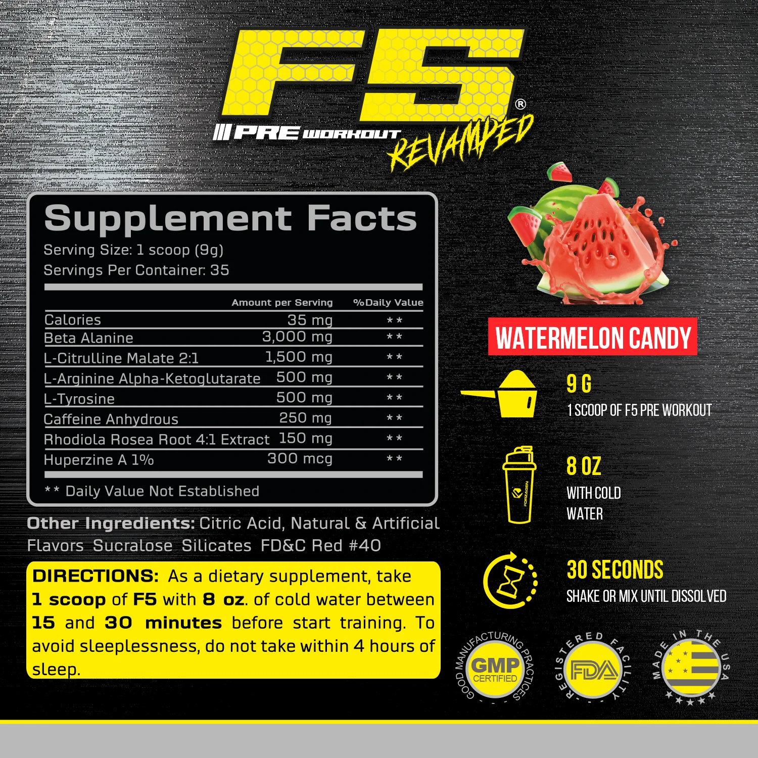 F5 Pre-Workout Powder Energy  35 servings - Image 10