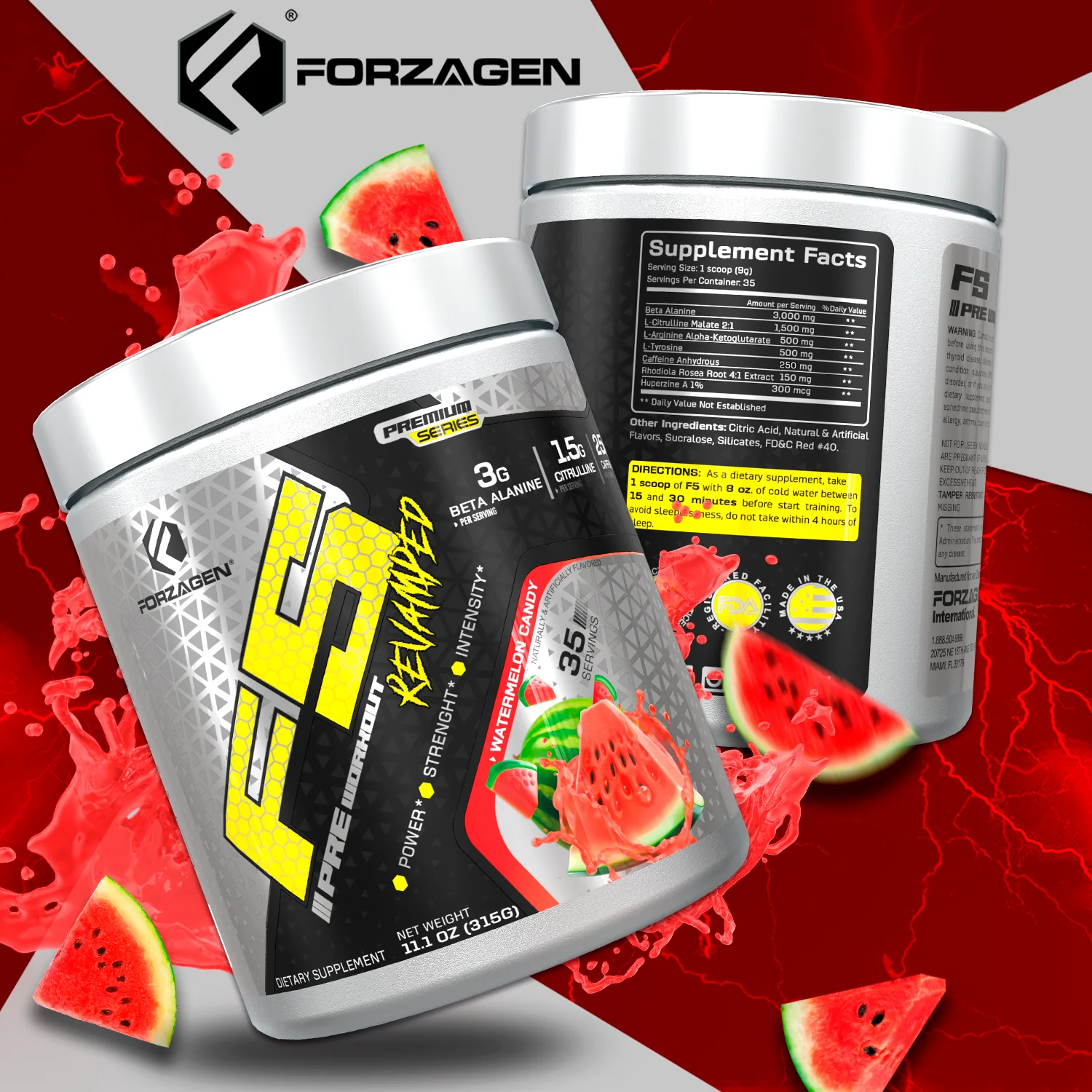 F5 Pre-Workout Powder Energy  35 servings - Image 14