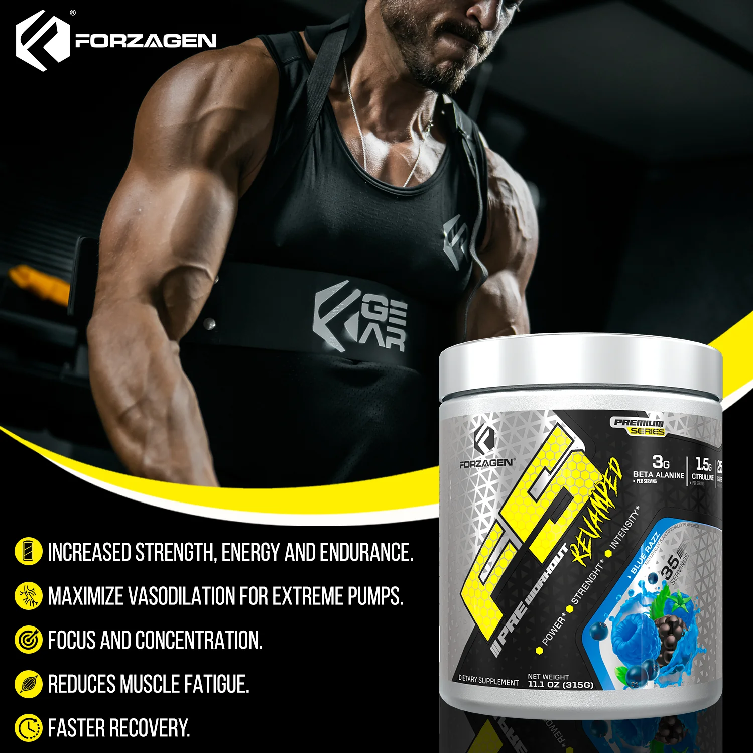 F5 Pre-Workout Powder Energy  35 servings - Image 6