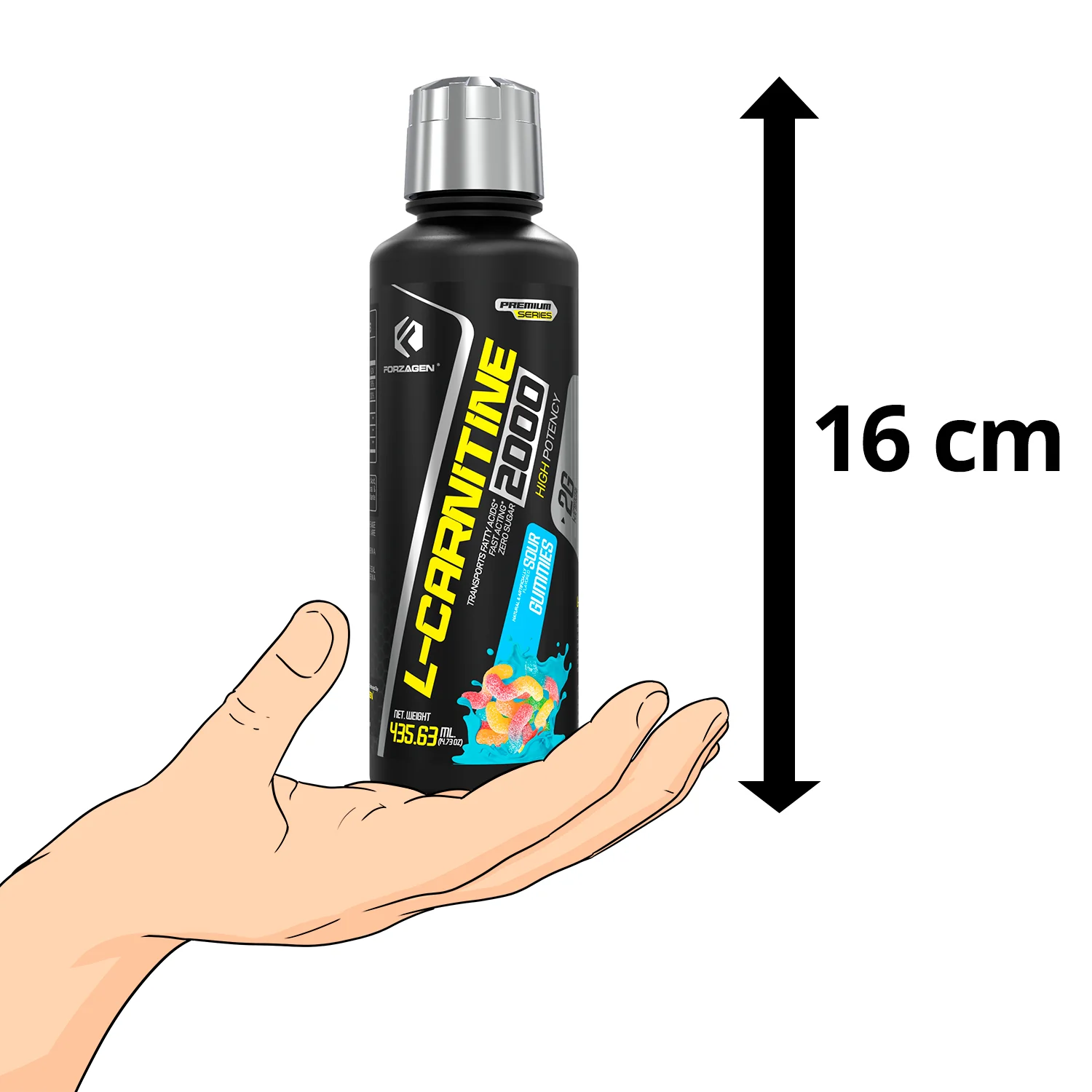Forzagen L- Carnitine 2000 - Liquid L Carnitine with Vitamin B6 | Acetyl L-Carnitine | L-Tartrate | 30 Servings - Image 12