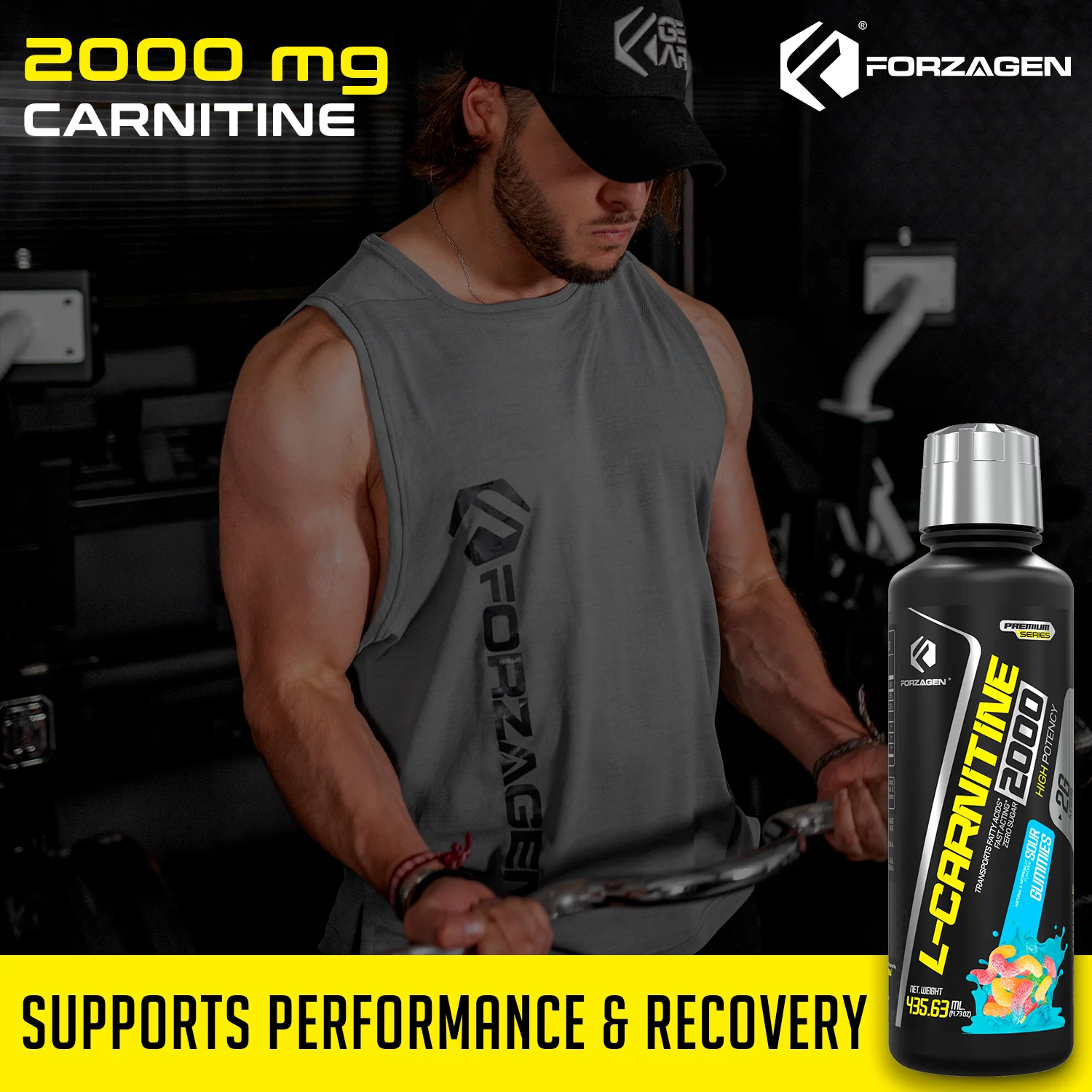Forzagen L- Carnitine 2000 - Liquid L Carnitine with Vitamin B6 | Acetyl L-Carnitine | L-Tartrate | 30 Servings - Image 20