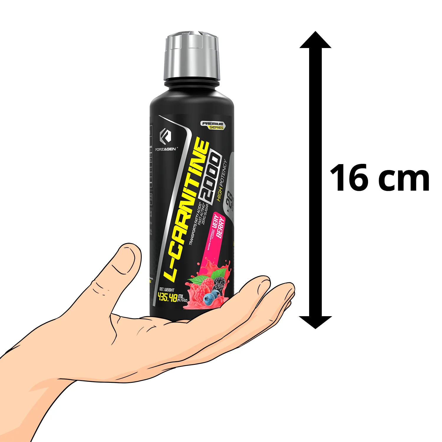 Forzagen L- Carnitine 2000 - Liquid L Carnitine with Vitamin B6 | Acetyl L-Carnitine | L-Tartrate | 30 Servings - Image 22