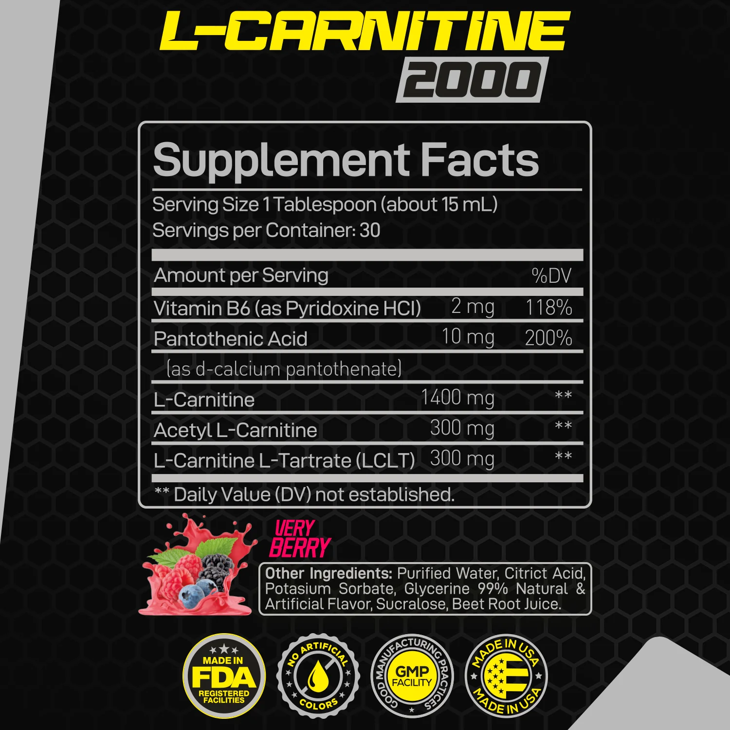 Forzagen L- Carnitine 2000 - Liquid L Carnitine with Vitamin B6 | Acetyl L-Carnitine | L-Tartrate | 30 Servings - Image 24