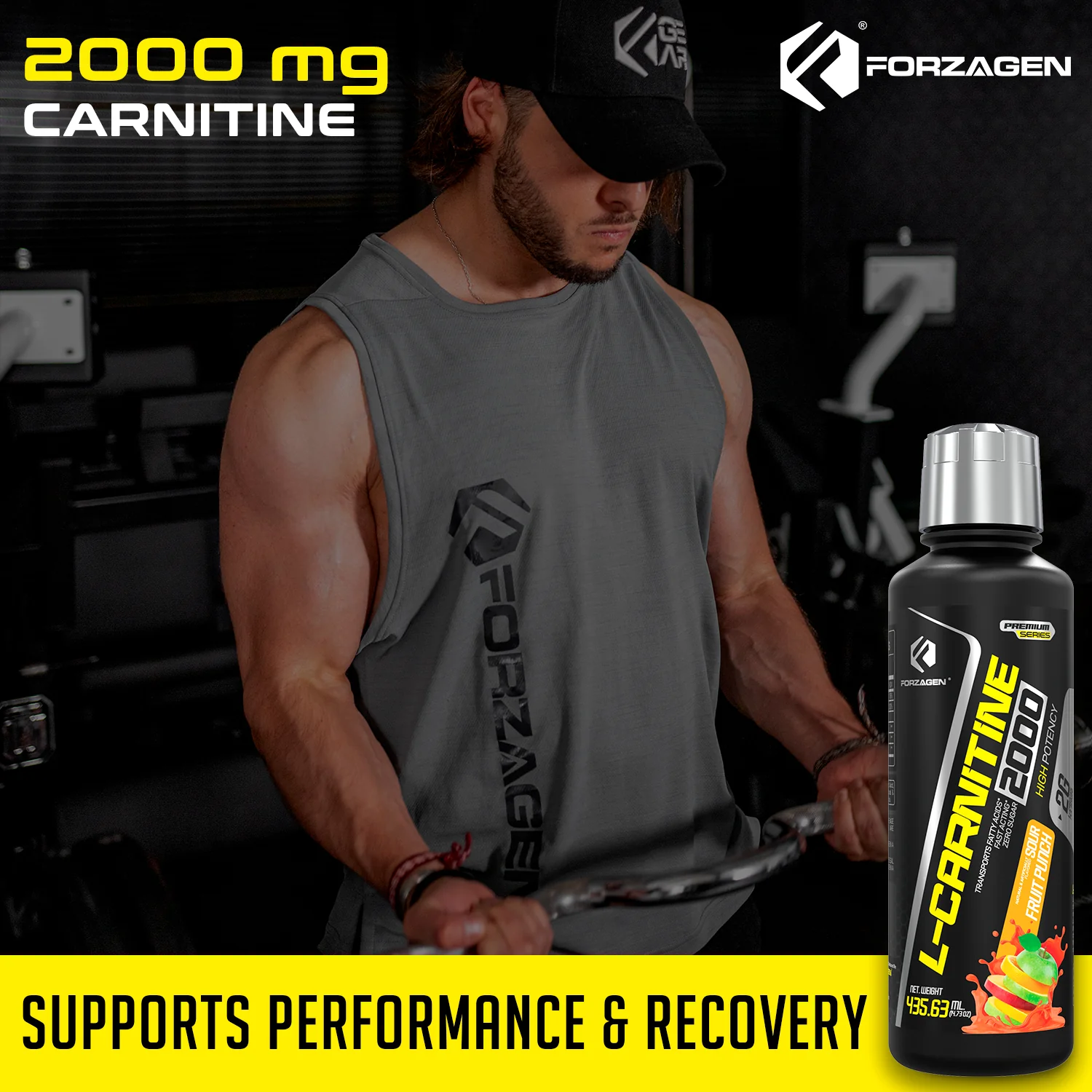 Forzagen L- Carnitine 2000 - Liquid L Carnitine with Vitamin B6 | Acetyl L-Carnitine | L-Tartrate | 30 Servings - Image 9