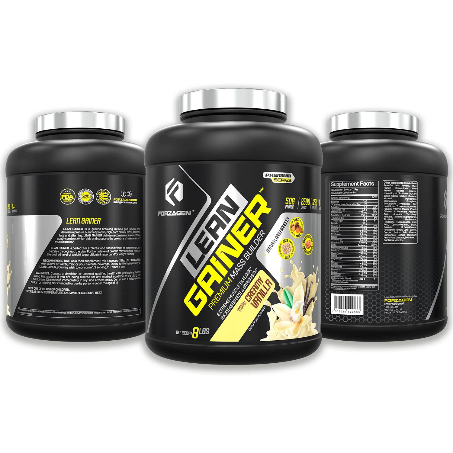 Lean Gainer Premium Mass Builder 12 LBS and 8 LBS Size availables - Image 10
