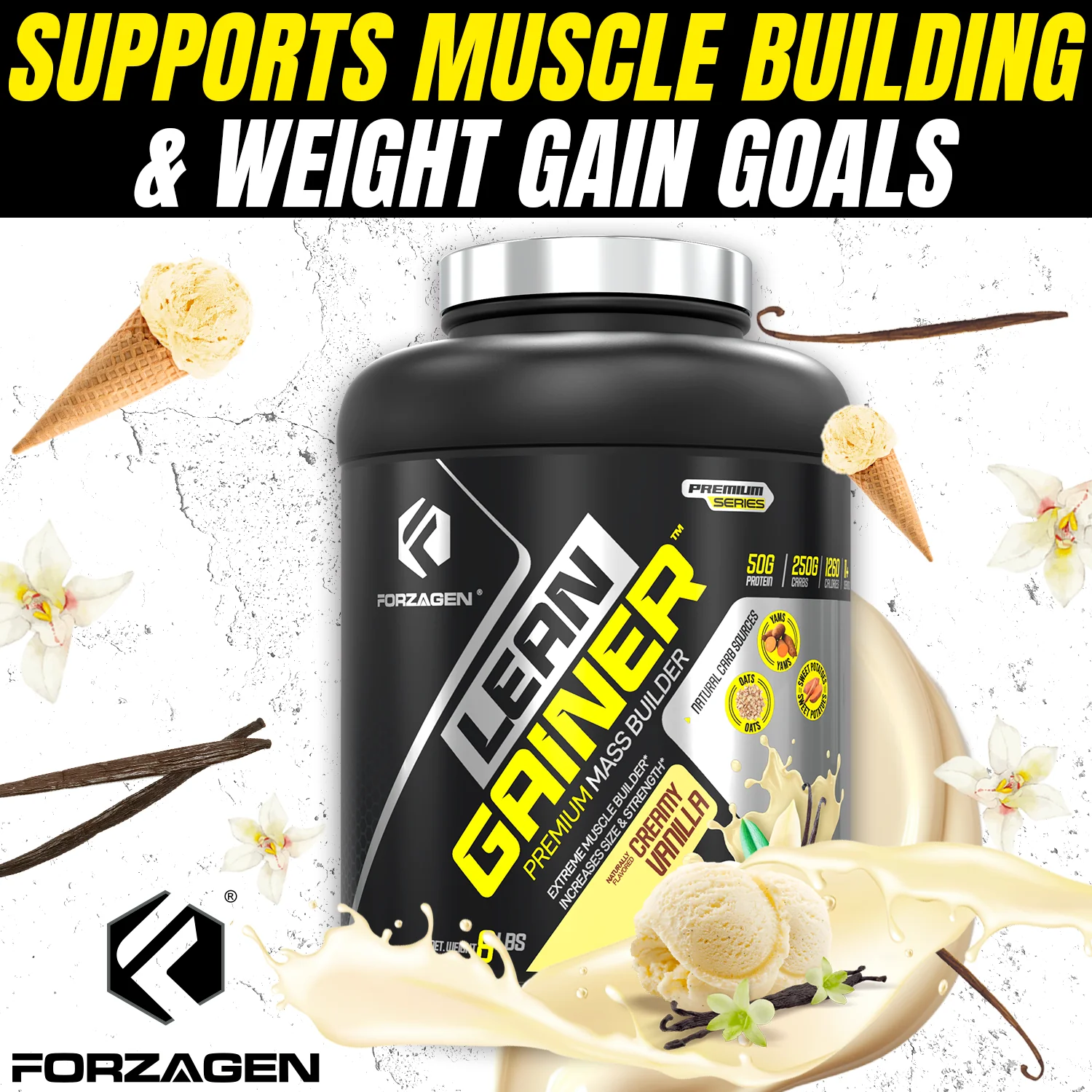 Lean Gainer Premium Mass Builder 12 LBS and 8 LBS Size availables - Image 12