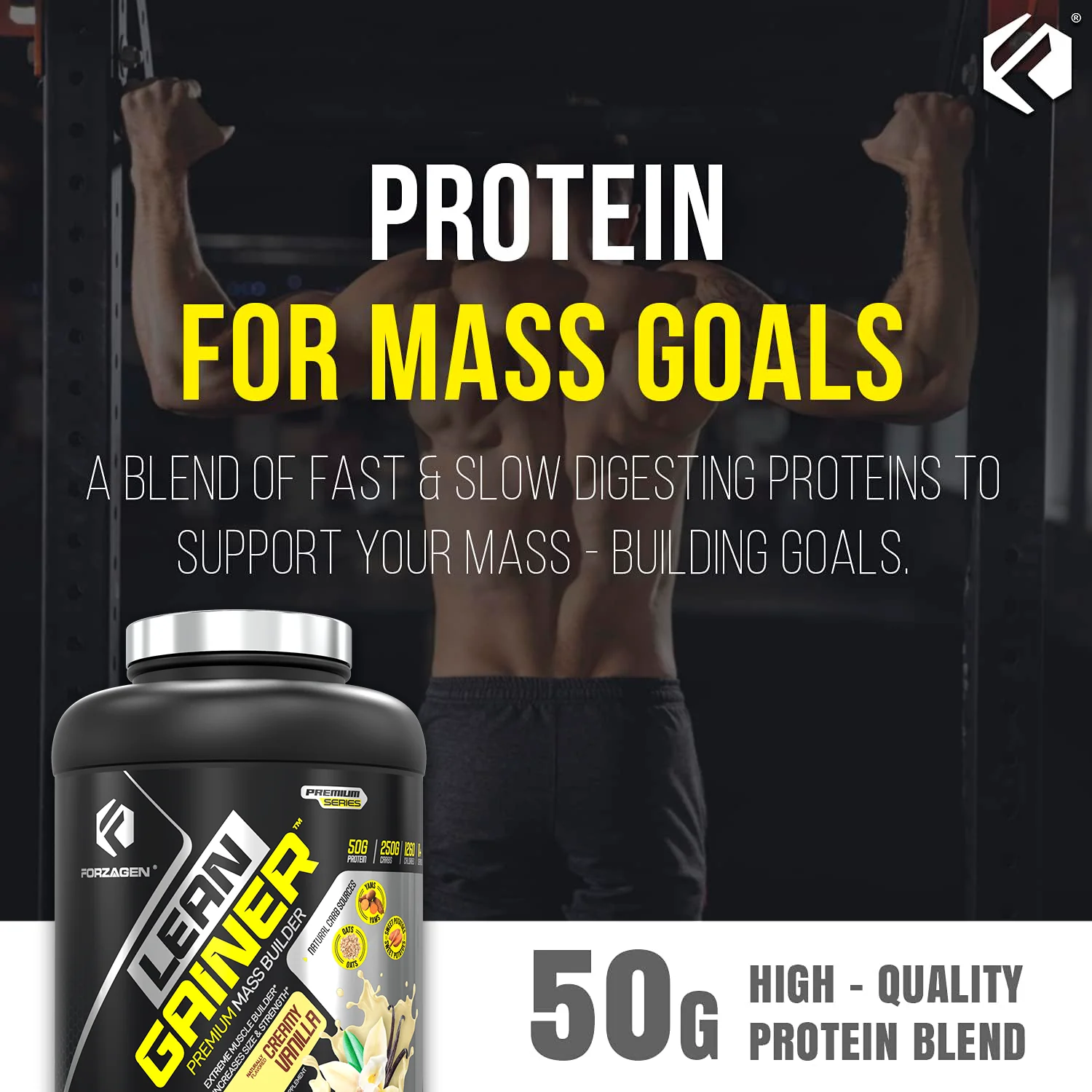 Lean Gainer Premium Mass Builder 12 LBS and 8 LBS Size availables - Image 15