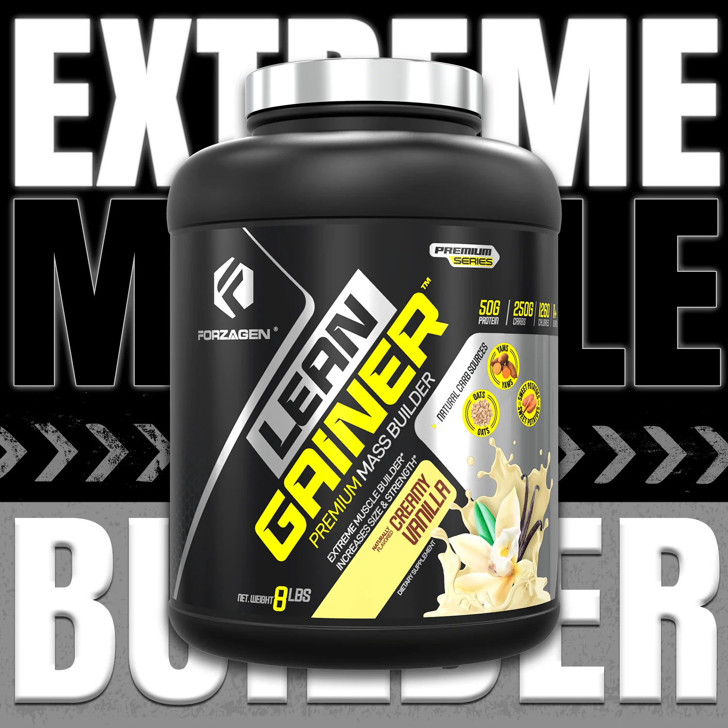 Lean Gainer Premium Mass Builder 12 LBS and 8 LBS Size availables - Image 16