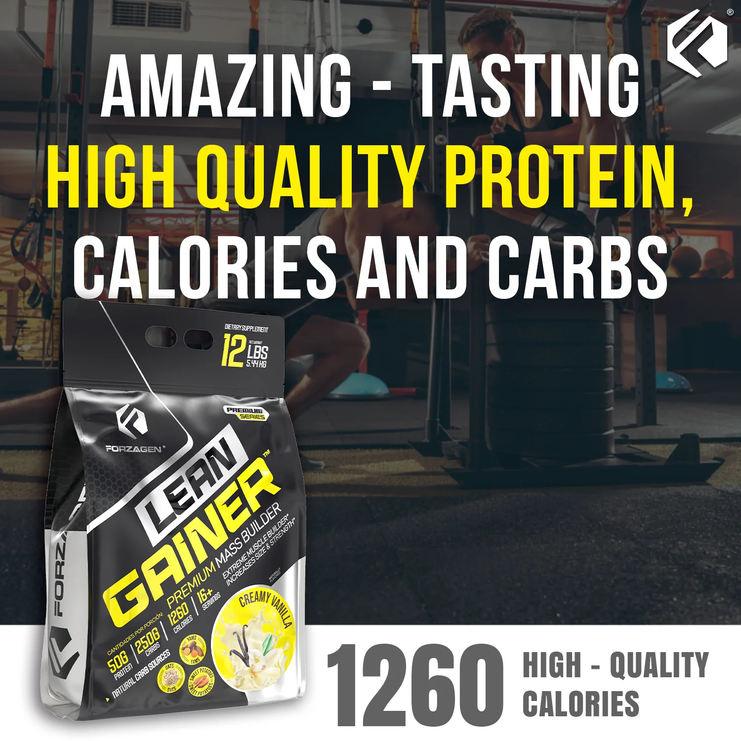 Lean Gainer Premium Mass Builder 12 LBS and 8 LBS Size availables - Image 23