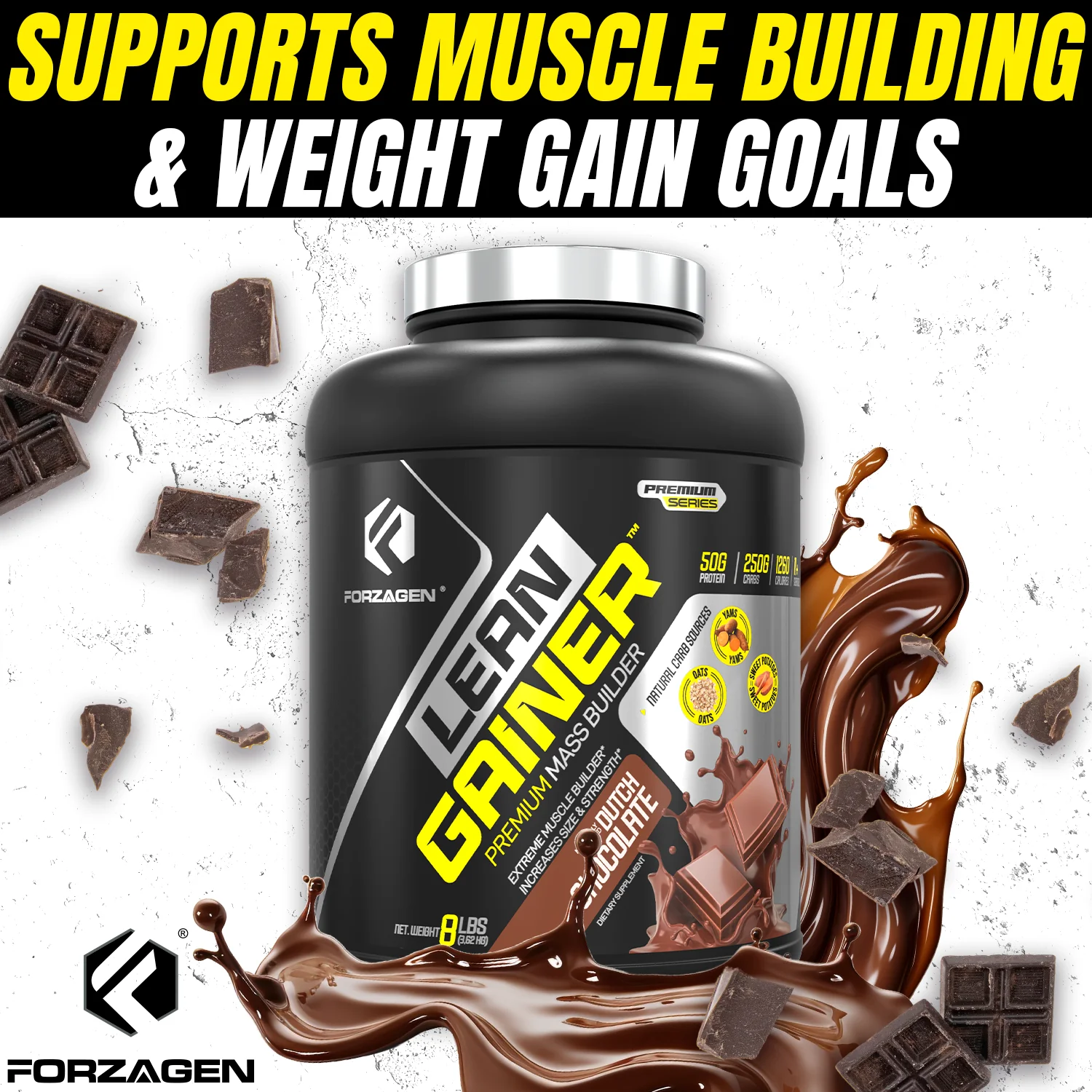 Lean Gainer Premium Mass Builder 12 LBS and 8 LBS Size availables - Image 3