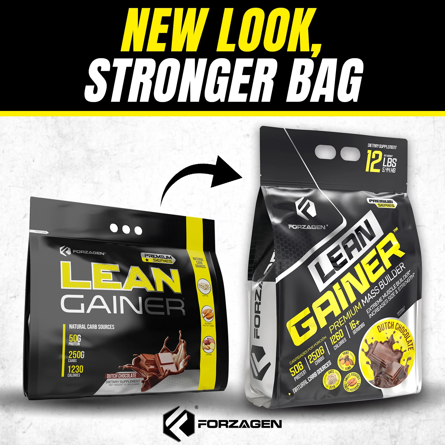 Lean Gainer Premium Mass Builder 12 LBS and 8 LBS Size availables - Image 30