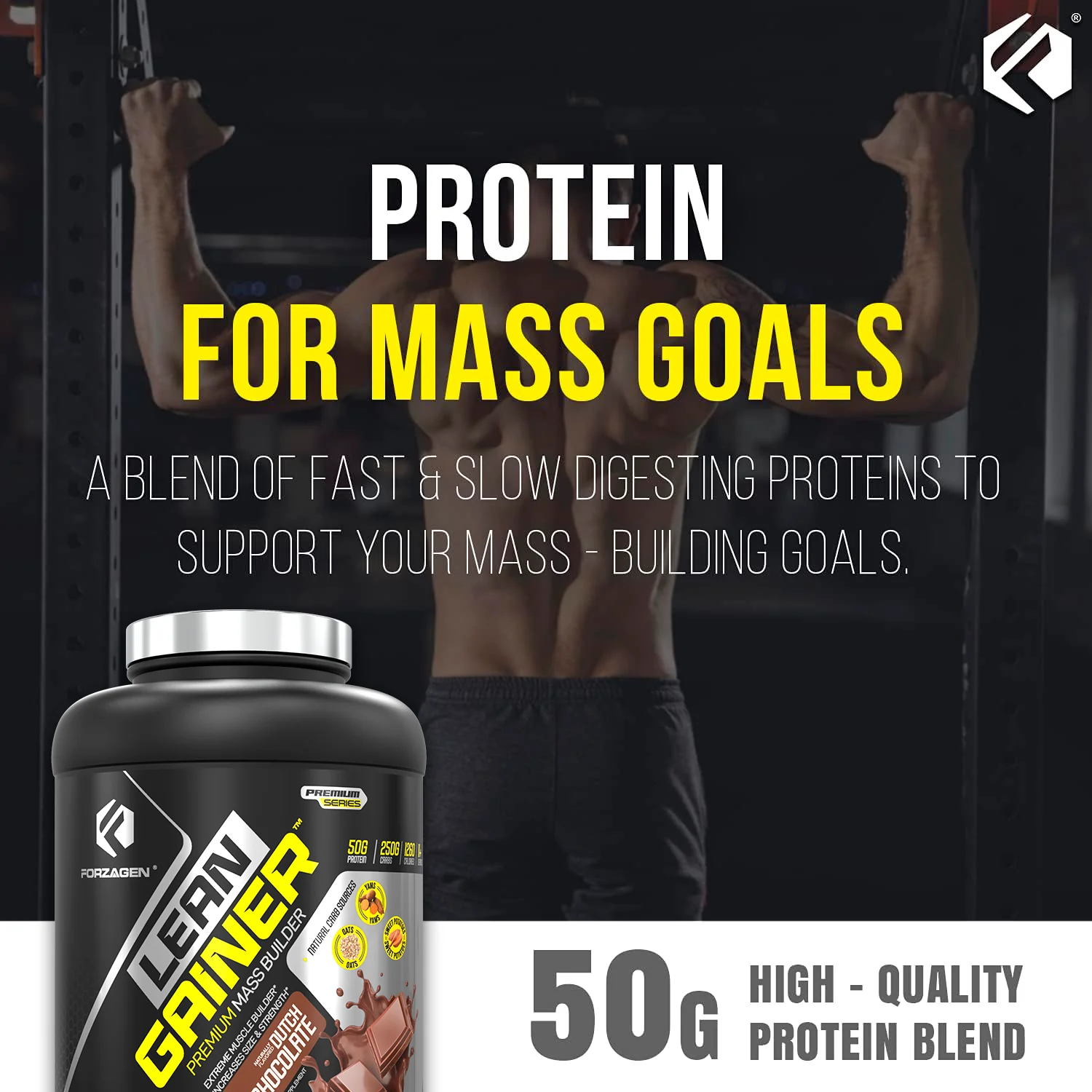 Lean Gainer Premium Mass Builder 12 LBS and 8 LBS Size availables - Image 6