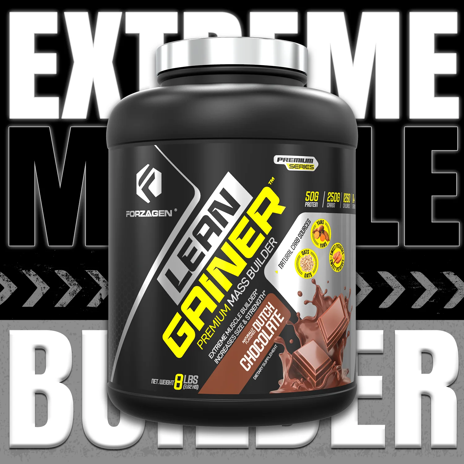 Lean Gainer Premium Mass Builder 12 LBS and 8 LBS Size availables - Image 7