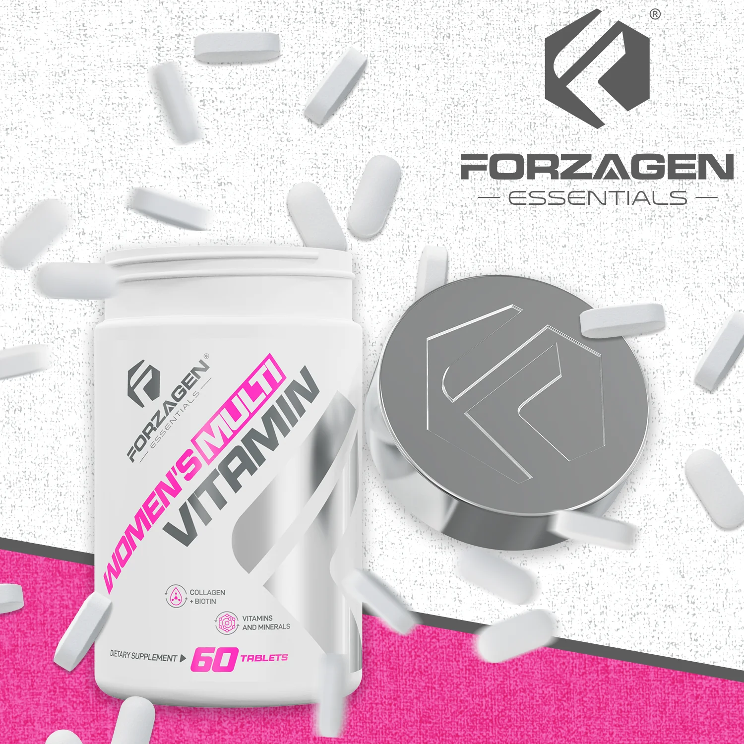 Forzagen Women's Multivitamin - Vital Women 60 Tabs - Image 9