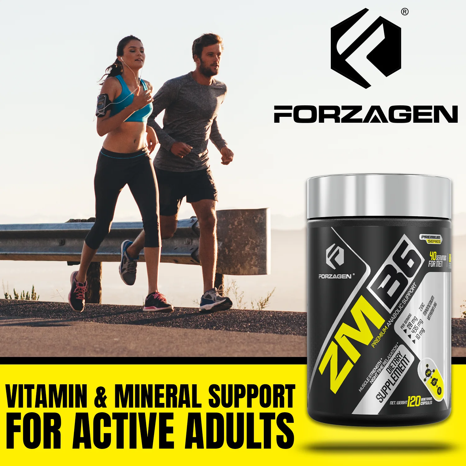 ZMB6 Premium Blend of Zinc, Magnesium, and Vitamin B6 120 Capsules - Image 10