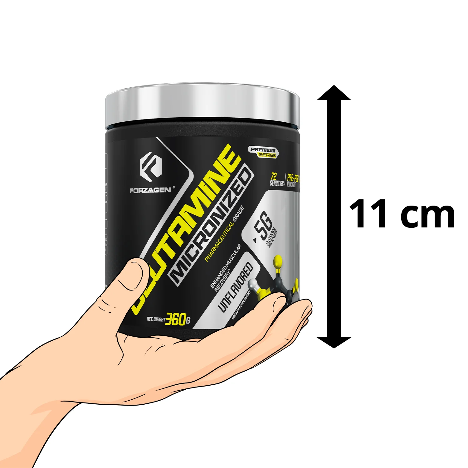Glutamine Micronized Unflavored 72 Servings - Image 11