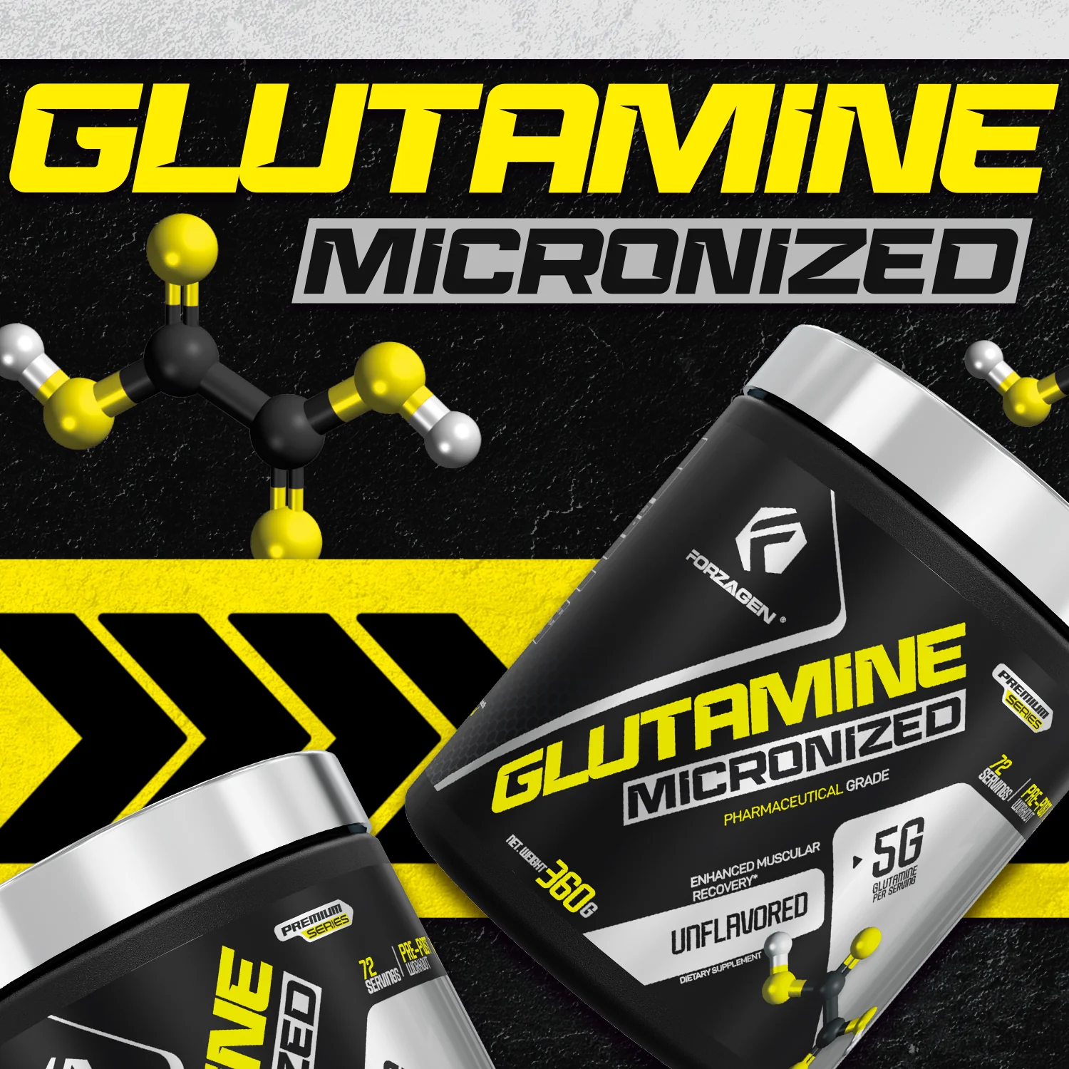 Glutamine Micronized Unflavored 72 Servings - Image 8