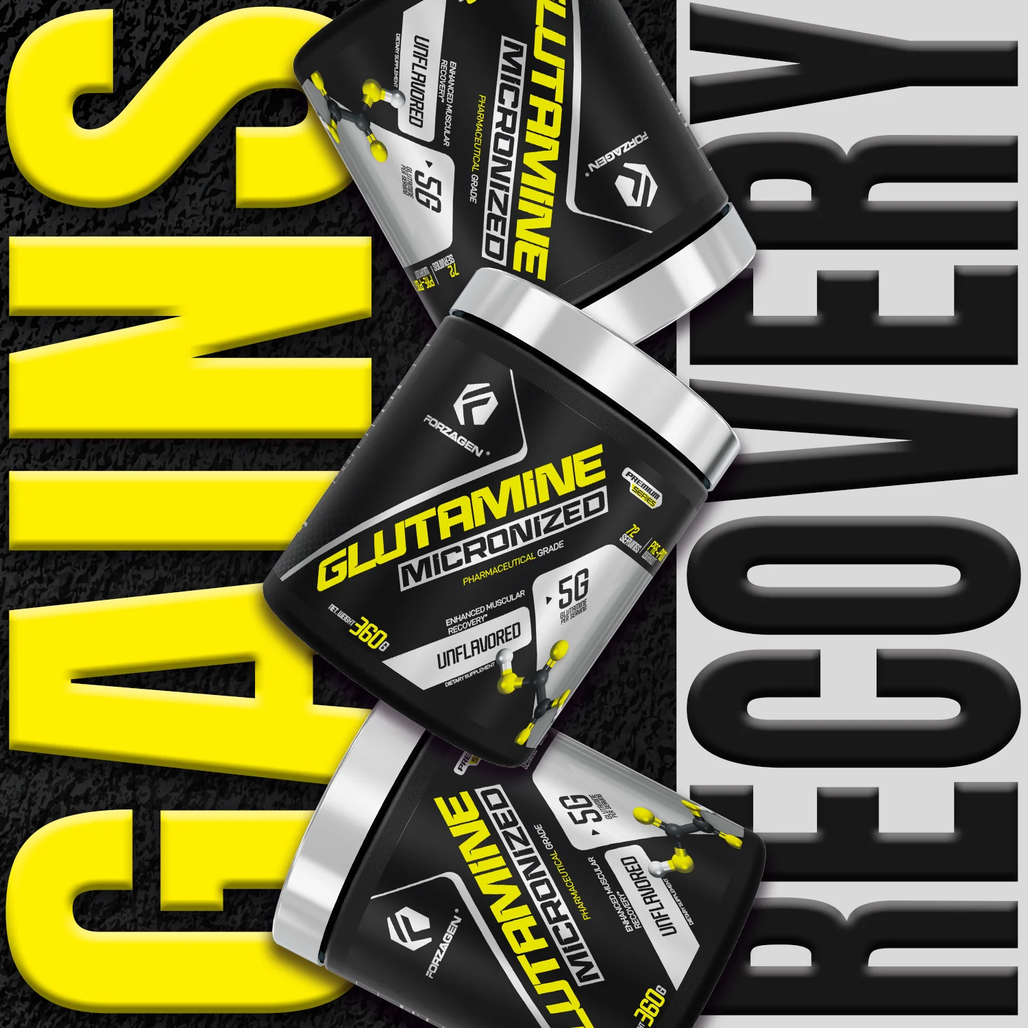 Glutamine Micronized Unflavored 72 Servings - Image 9