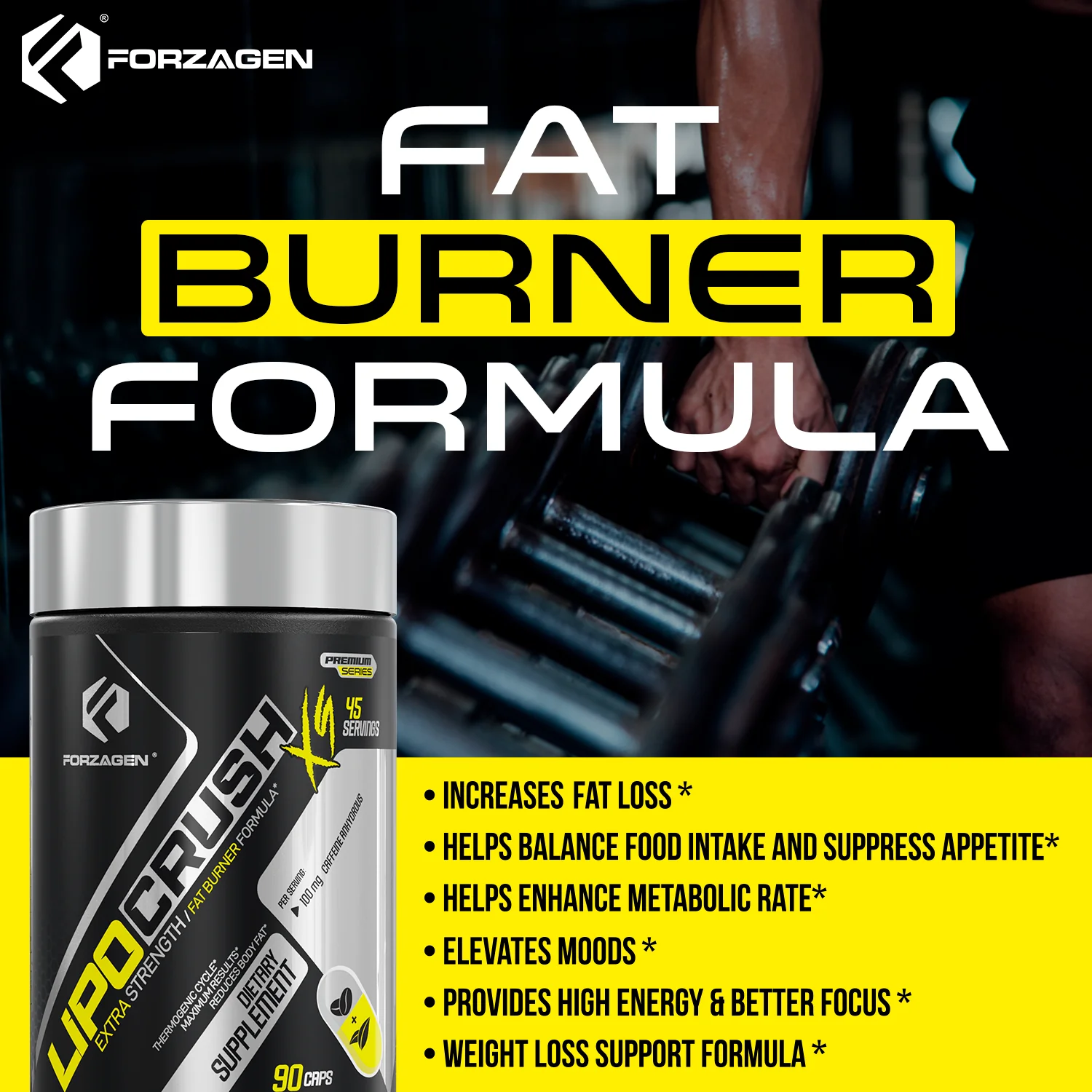 Lipocrush Fat Burner 90 Capsules - Image 10