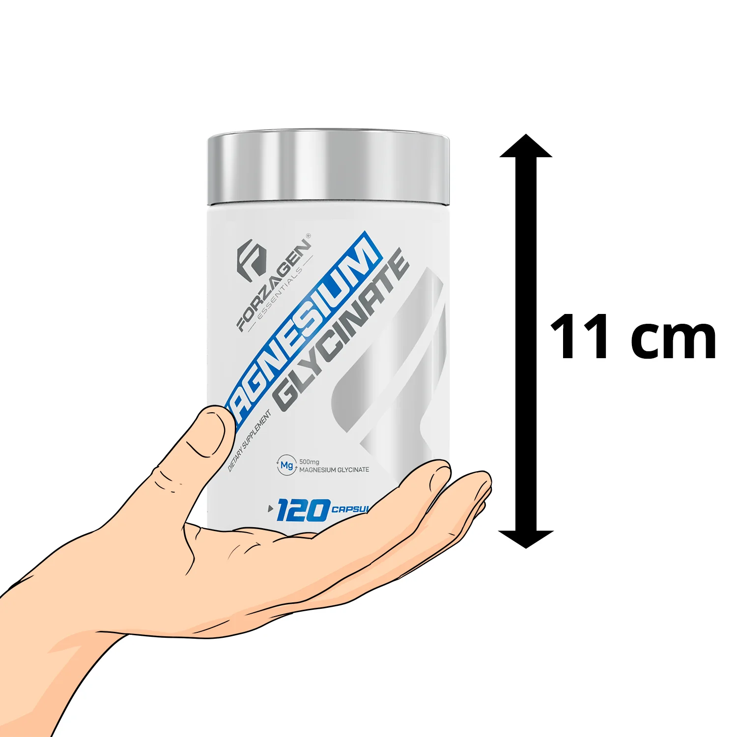 Magnesium Glycinate 120 Caspules - Image 10
