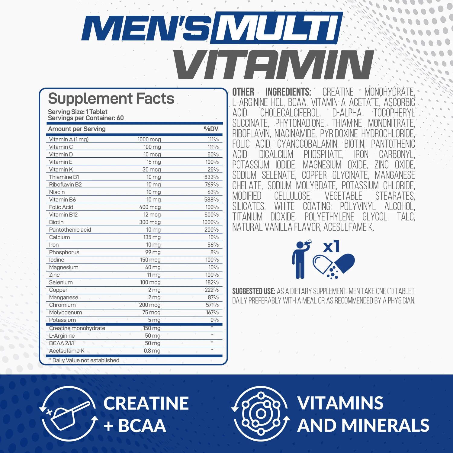 Men's Multivitamin (60 Count) - Image 3