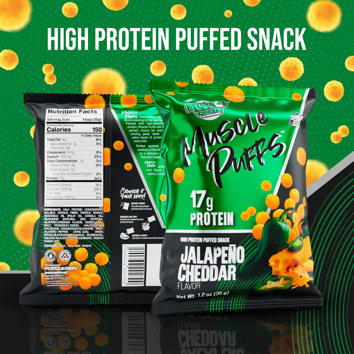 Muscle Puffs High Protein Puffed Snack - Image 10