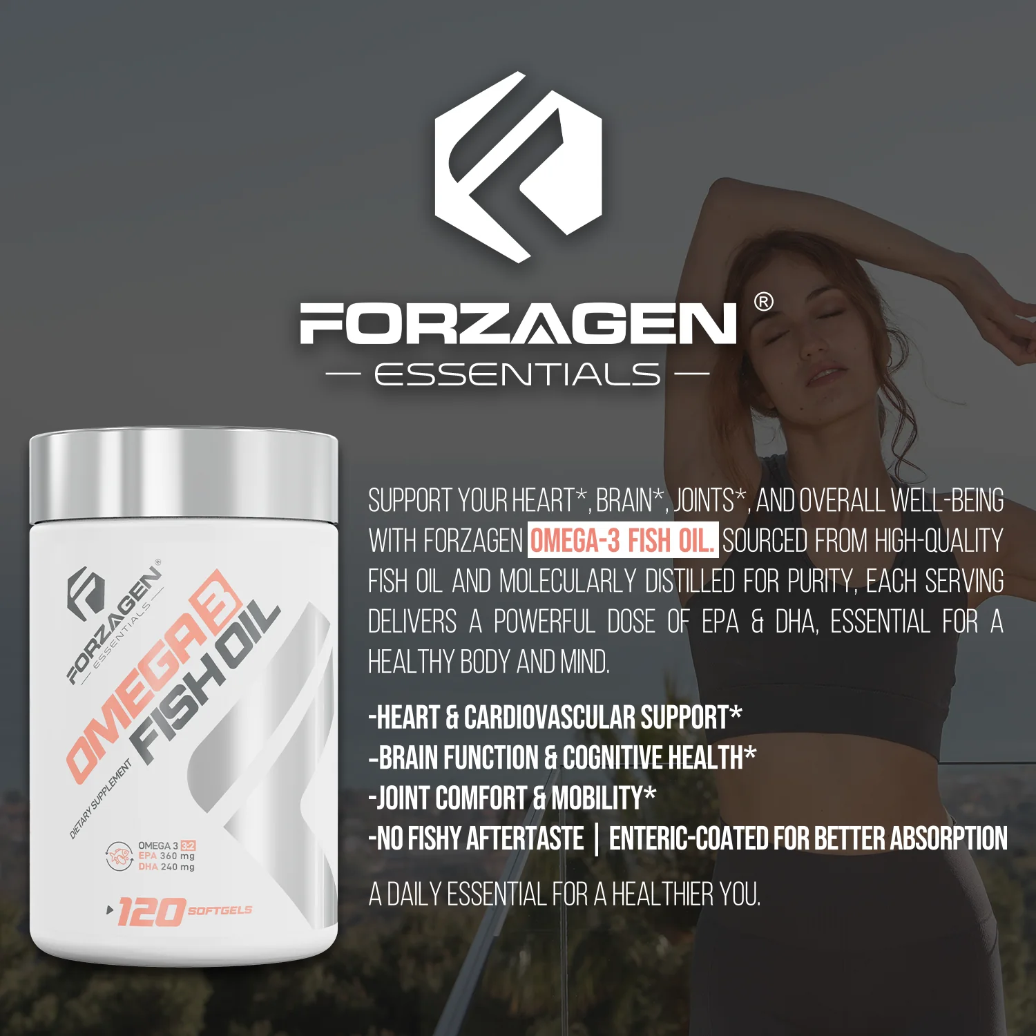 Omega 3 Fish Oil 120 Capsules - Image 6