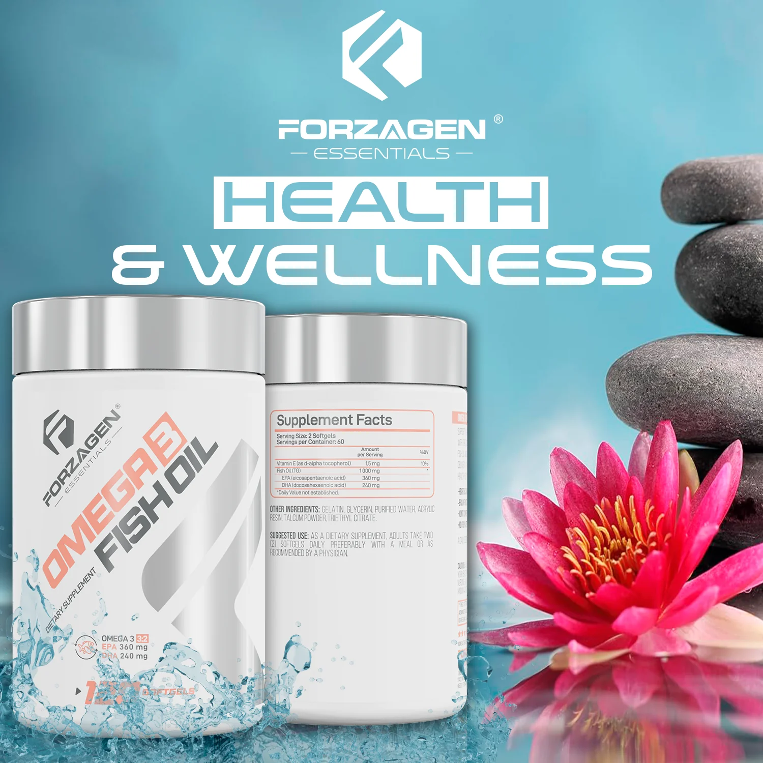 Omega 3 Fish Oil 120 Capsules - Image 7