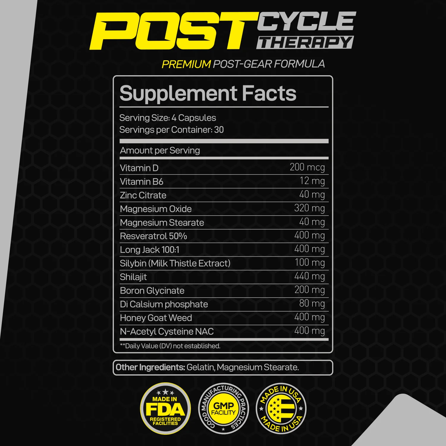 Post Cycle Therapy 120 capsules - Image 3