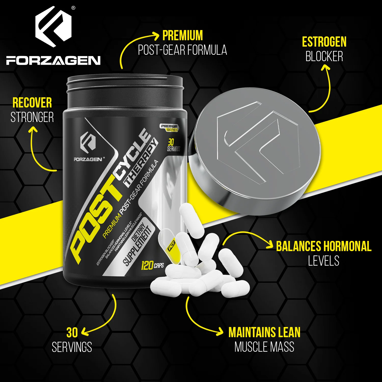 Post Cycle Therapy 120 capsules - Image 5