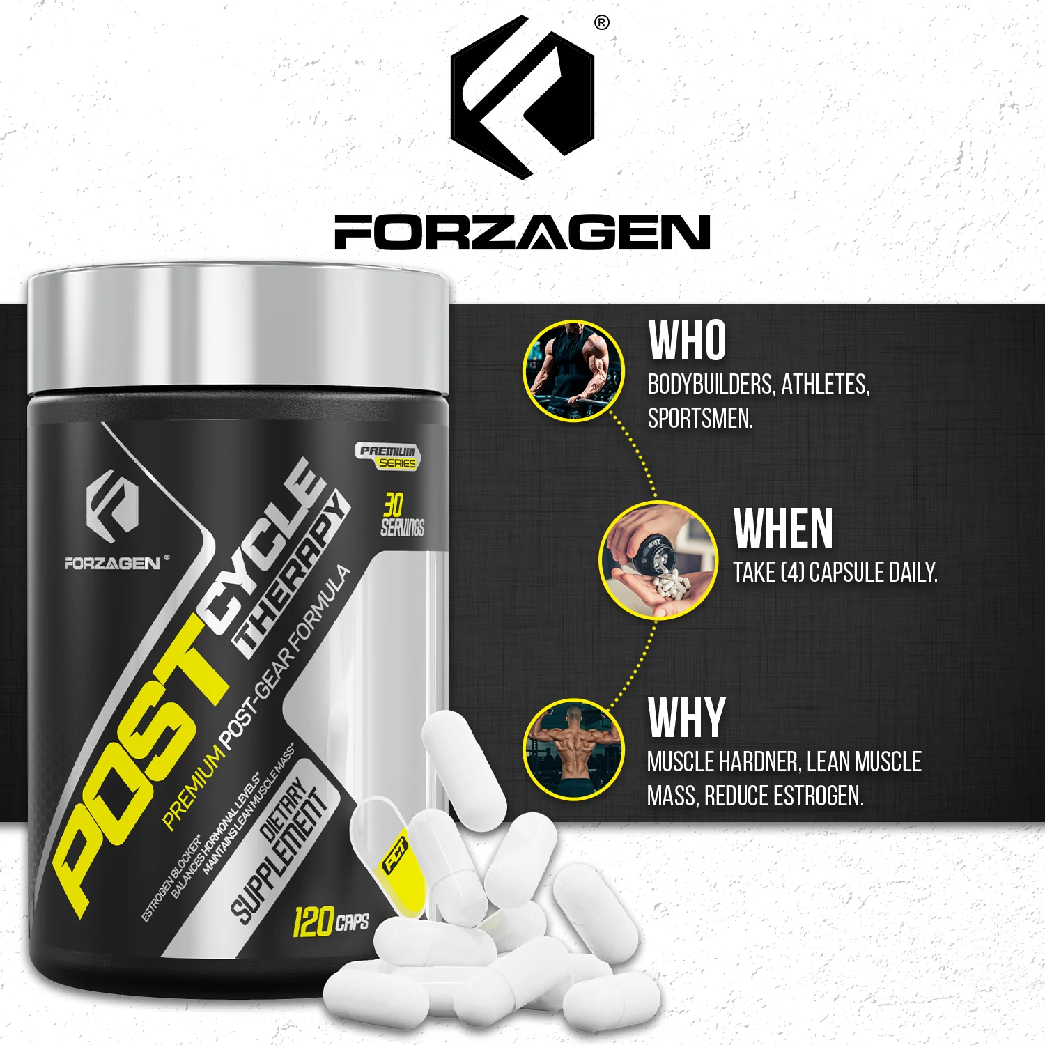 Post Cycle Therapy 120 capsules - Image 8
