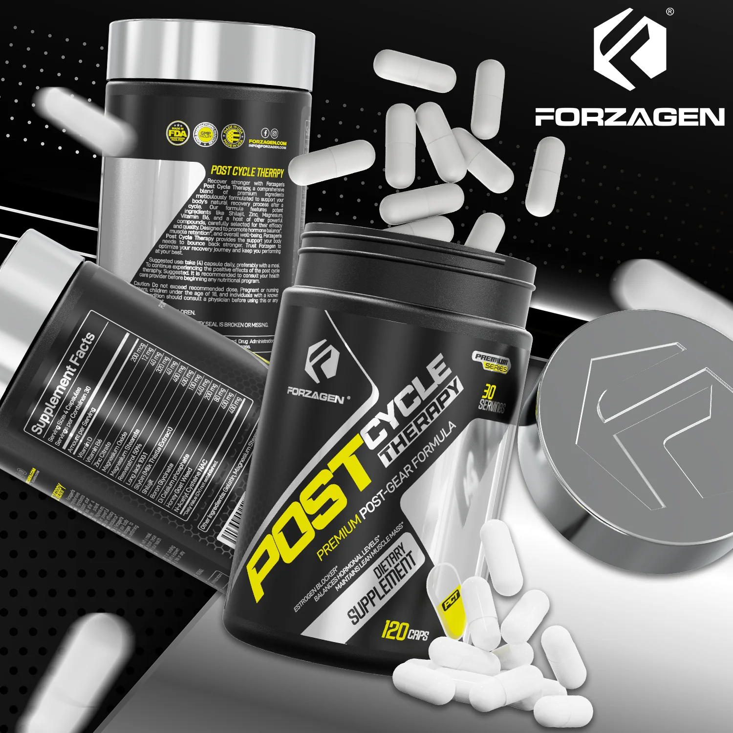 Post Cycle Therapy 120 capsules - Image 9