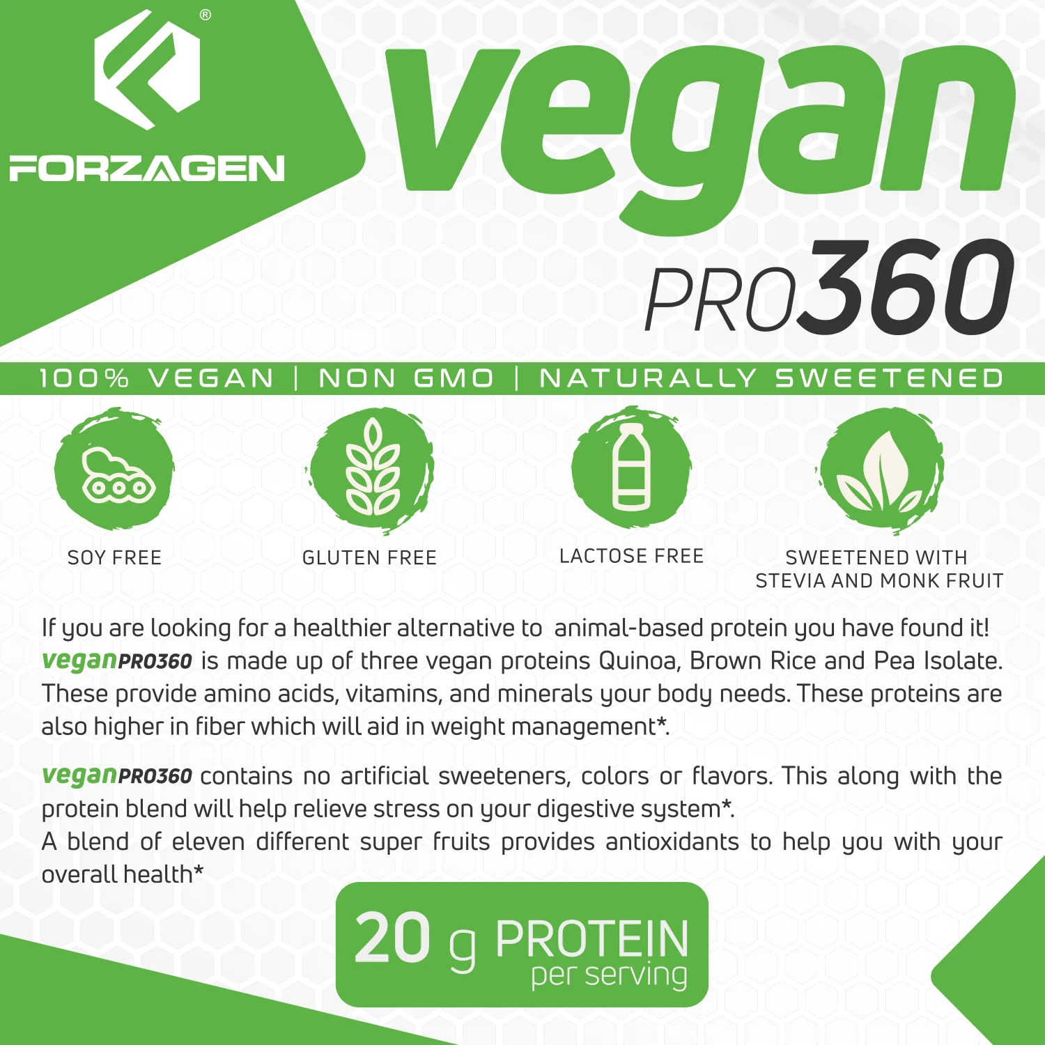 Vegan Protein Plant Based Pro 360🌱 NEW & IMPROVED FORMULA - Image 15