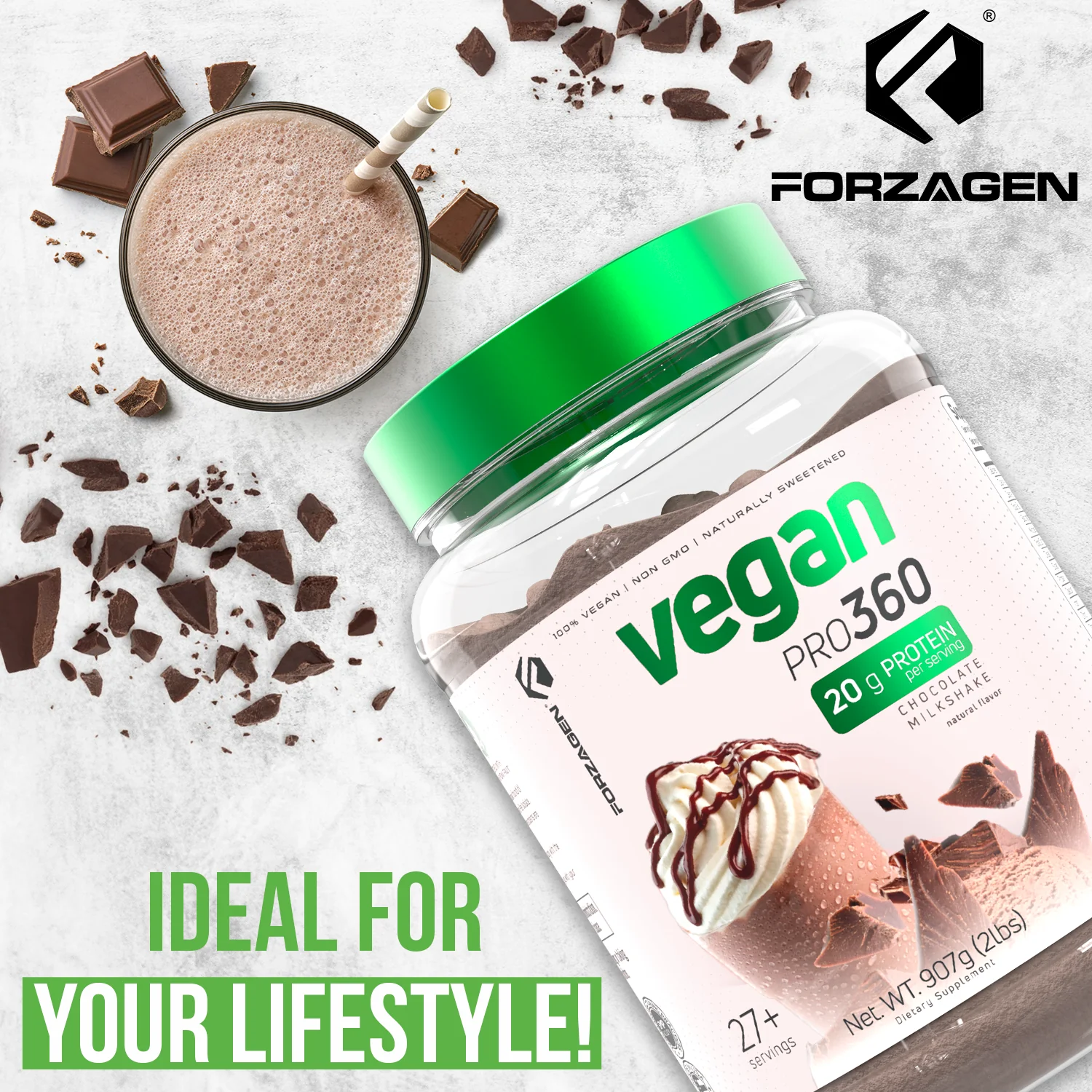 Vegan Protein Plant Based Pro 360🌱 NEW & IMPROVED FORMULA - Image 6