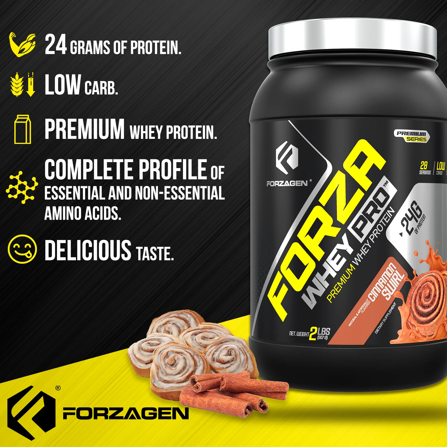 Protein Powder Forza Whey PRO 2 LBS - 28+ SERVINGS - Image 14