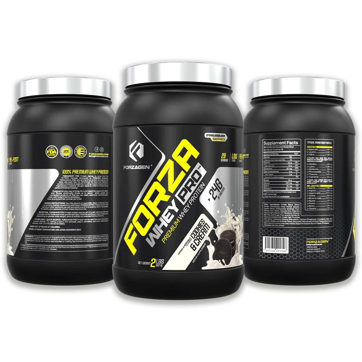 Protein Powder Forza Whey PRO 2 LBS - 28+ SERVINGS - Image 19