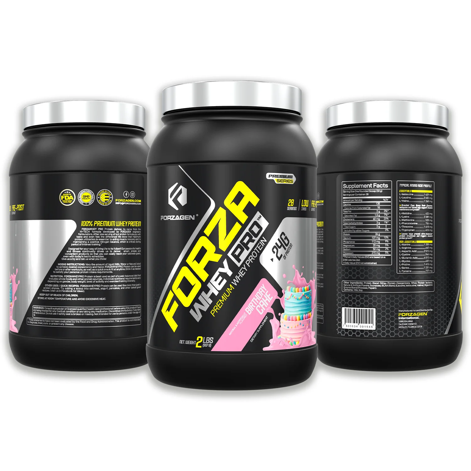 Protein Powder Forza Whey PRO 2 LBS - 28+ SERVINGS - Image 4