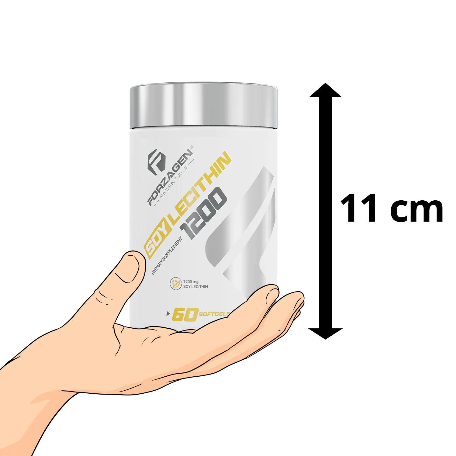 Soy Lecithin 1200 - 60 Softgels - Image 10